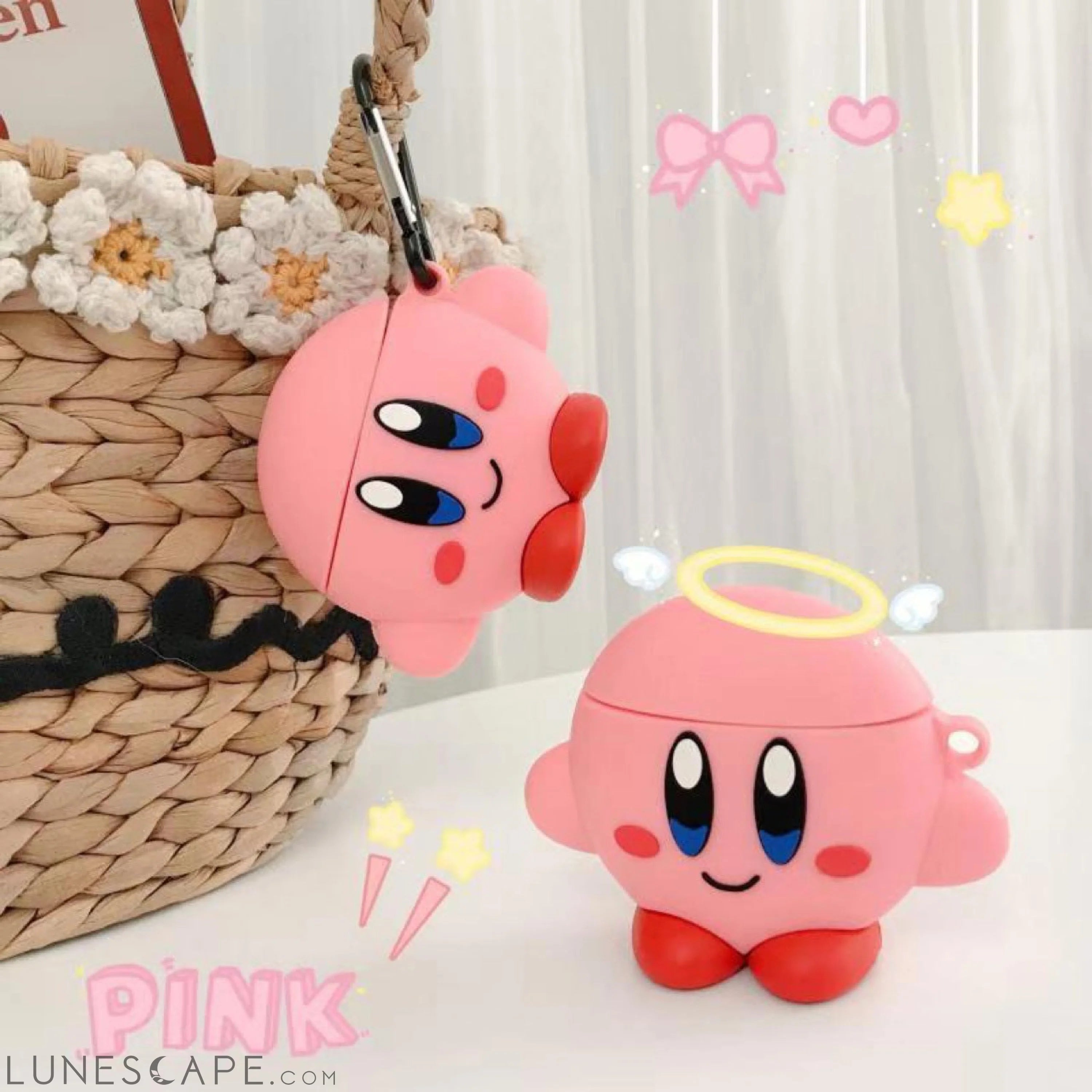 Pink Cutie AirPods Case LUNESCAPE