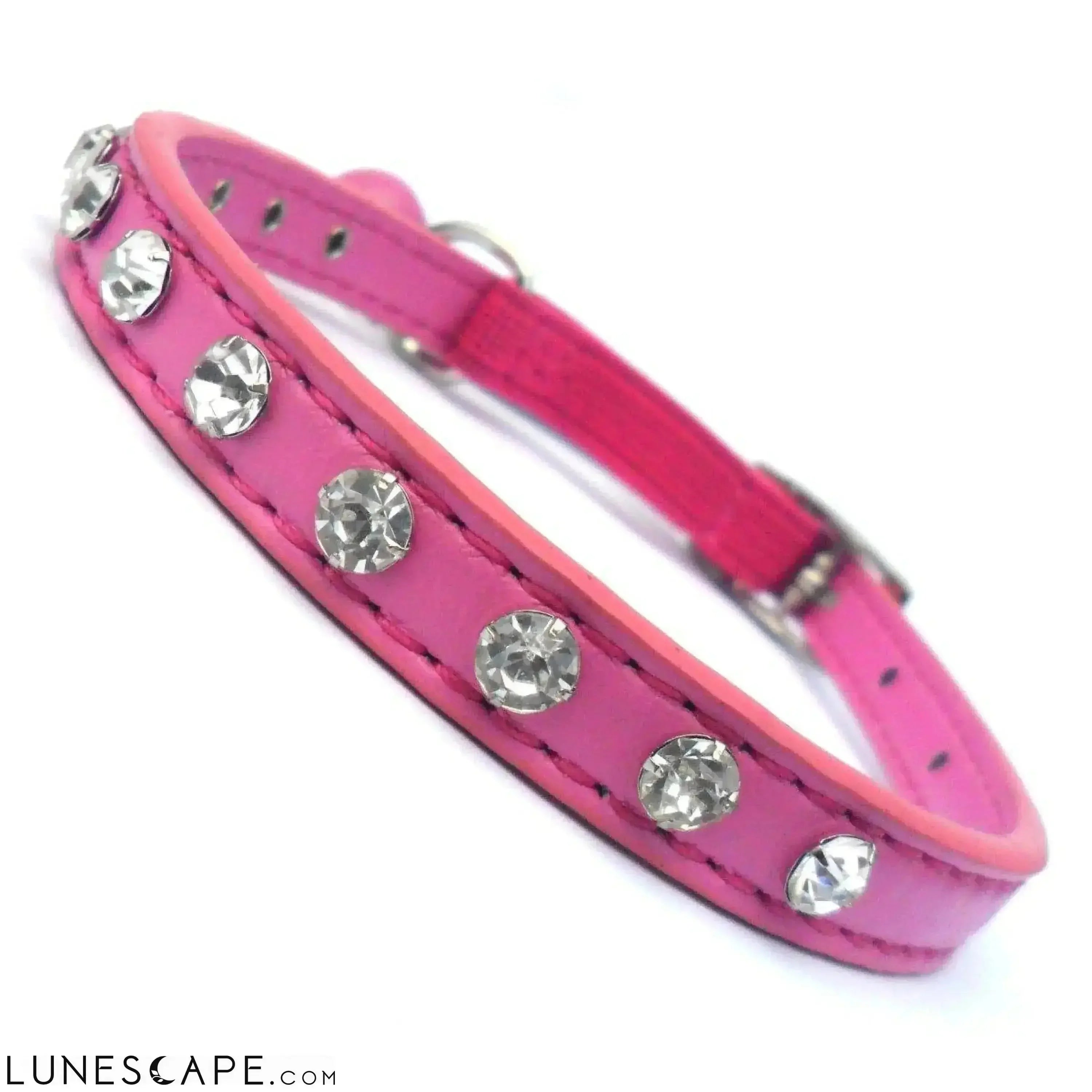 Pink Diva Crystal Cat Collar LUNESCAPE