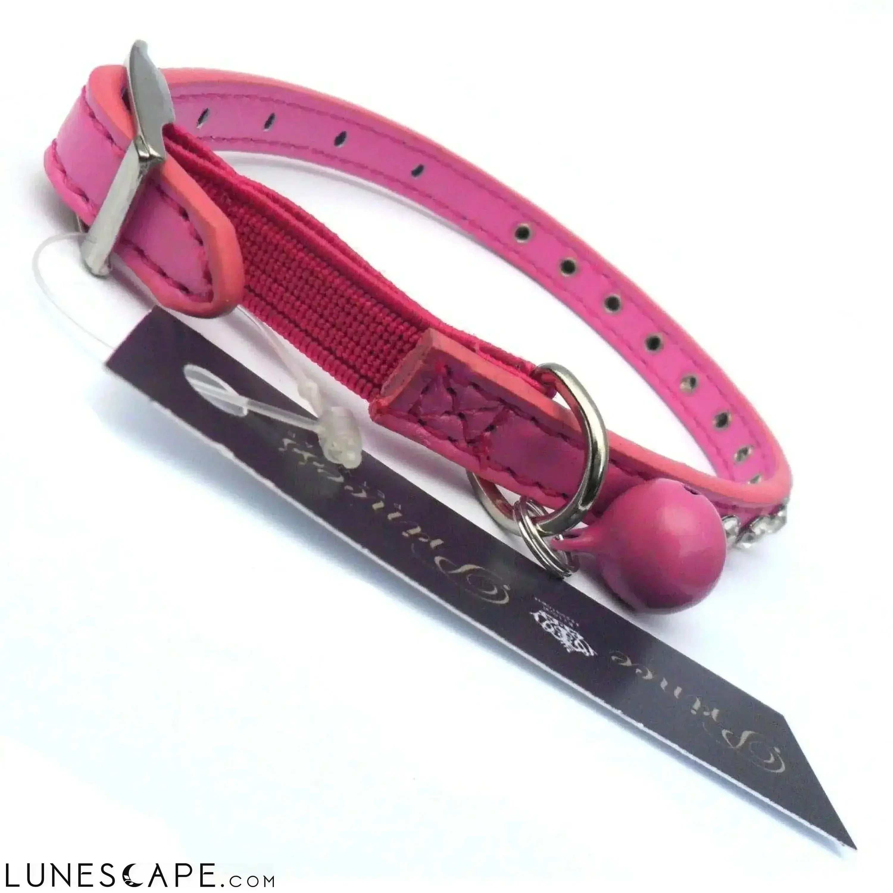 Pink Diva Crystal Cat Collar LUNESCAPE