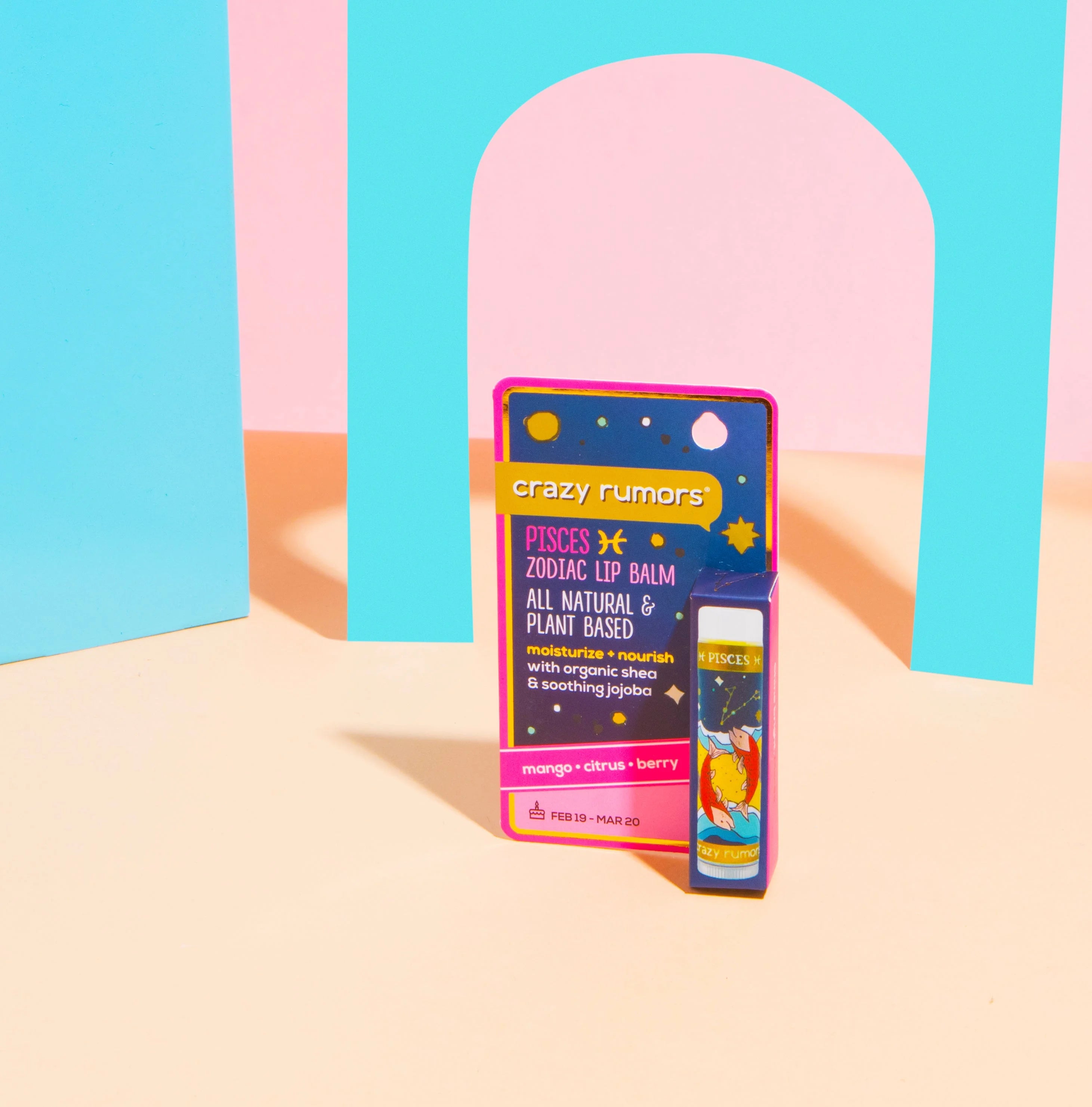 Pisces Zodiac Lip Balm LUNESCAPE