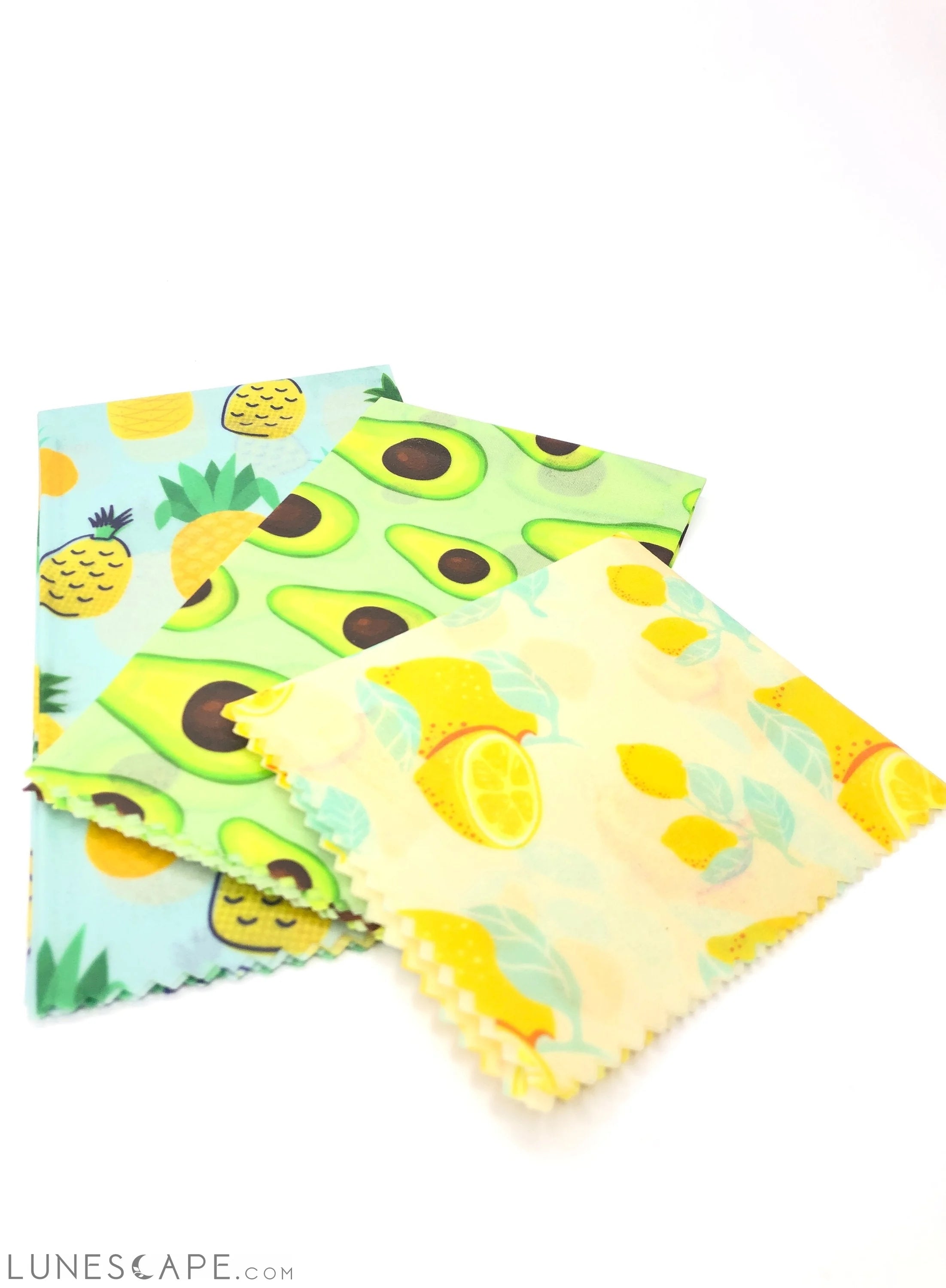 Plant Based Wax Food Wraps 3-Pack LUNESCAPE