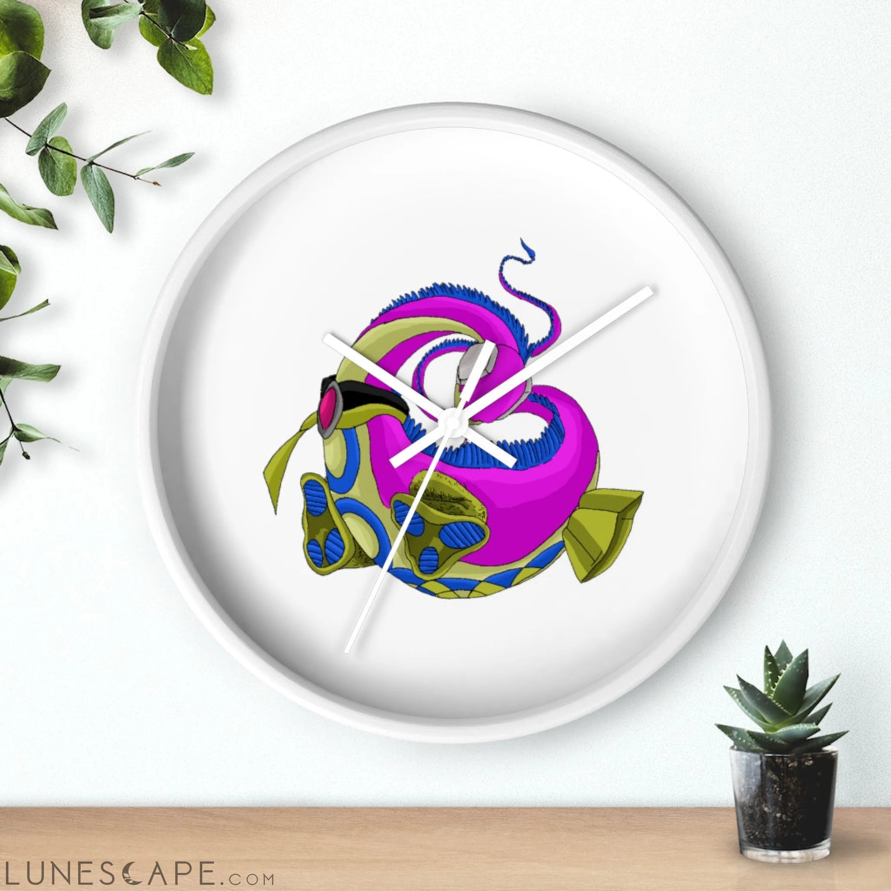 Platipus Wall clock LUNESCAPE