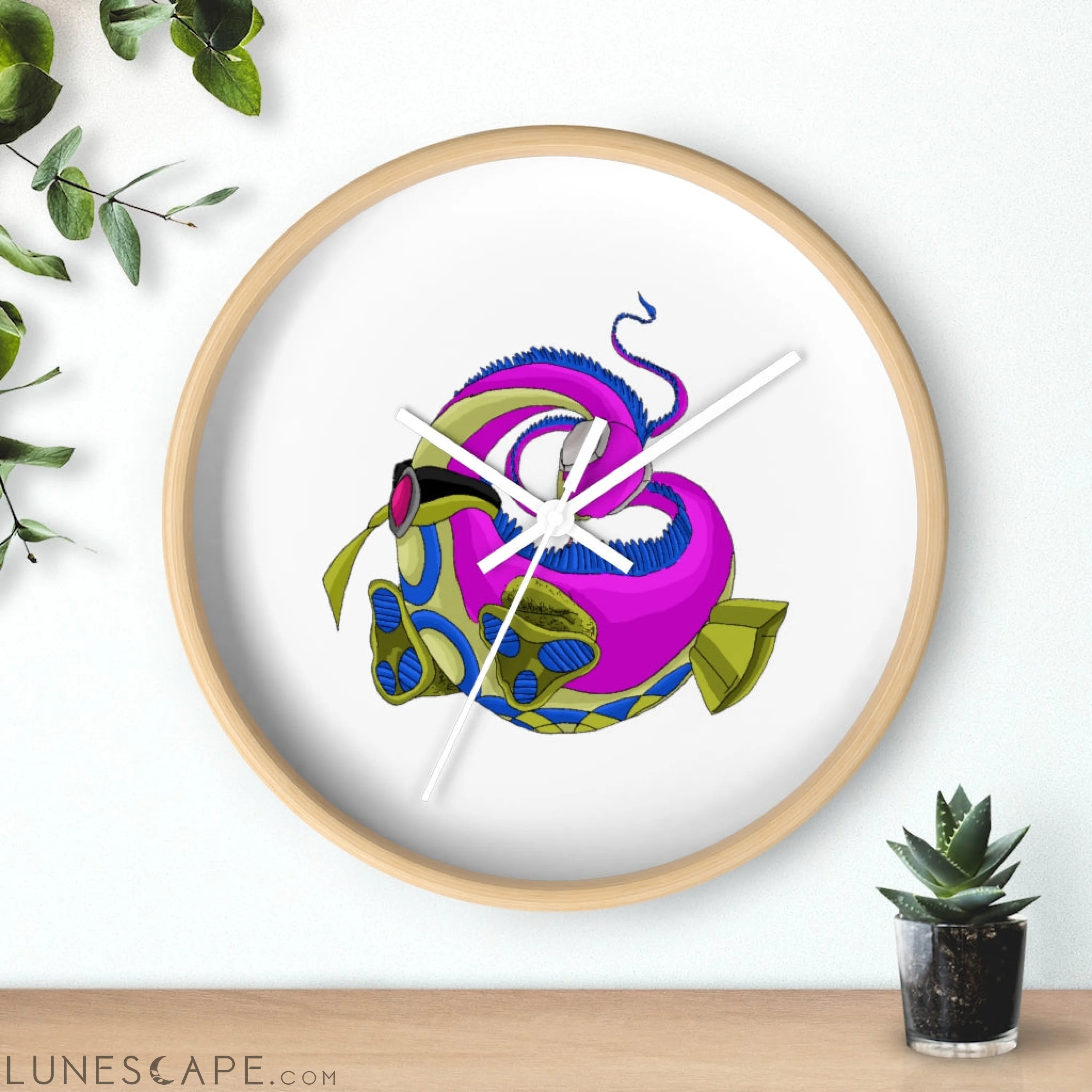 Platipus Wall clock LUNESCAPE