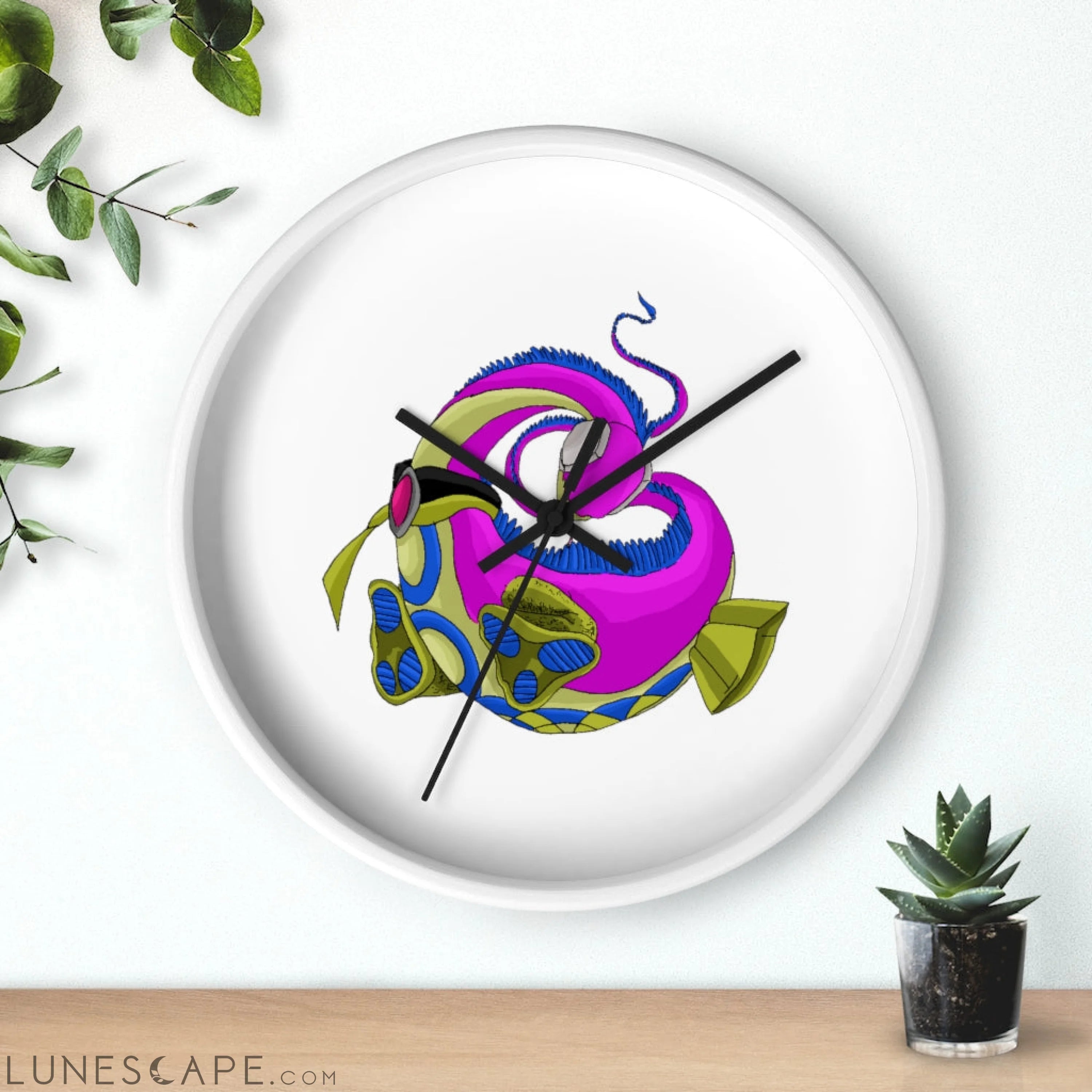 Platipus Wall clock LUNESCAPE