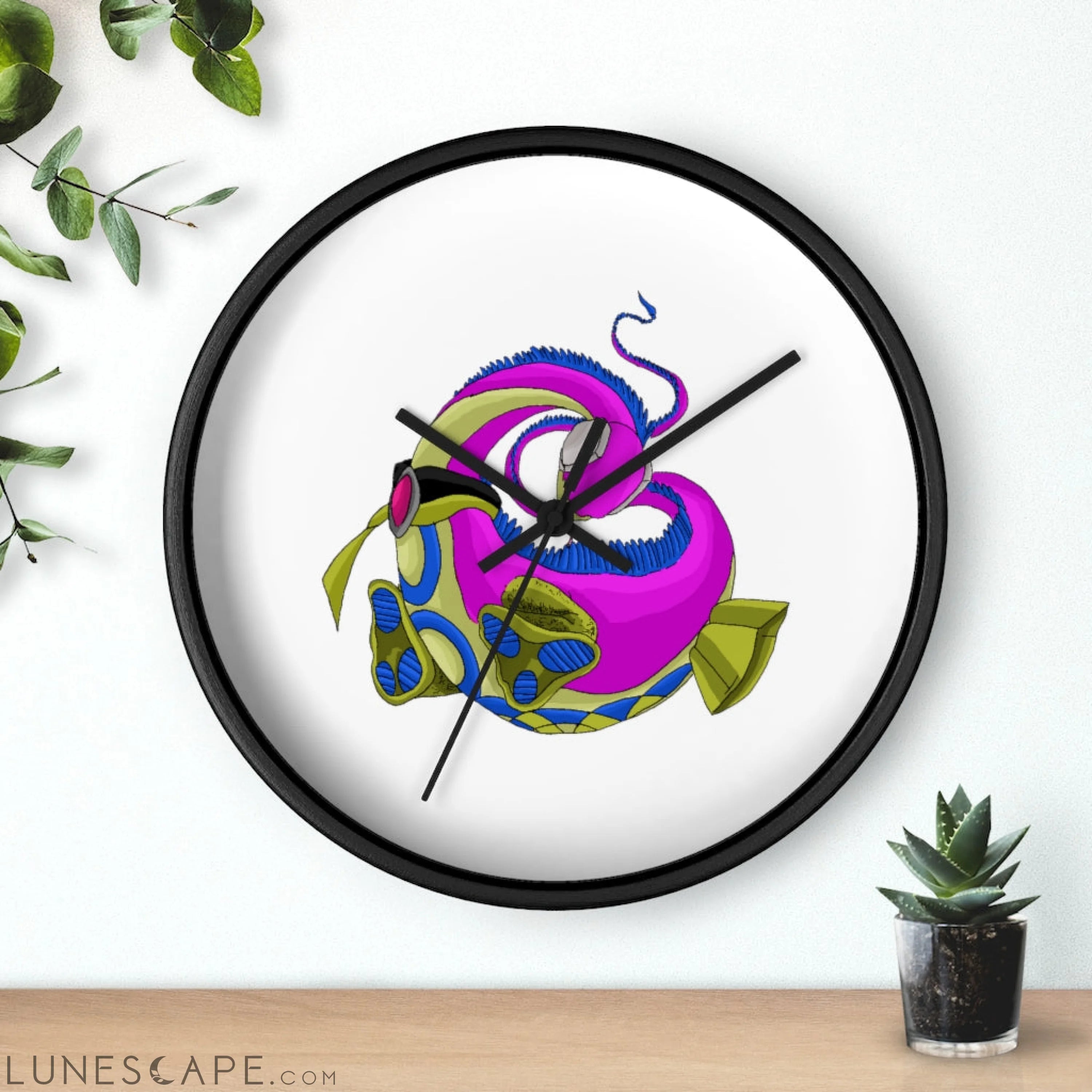 Platipus Wall clock LUNESCAPE