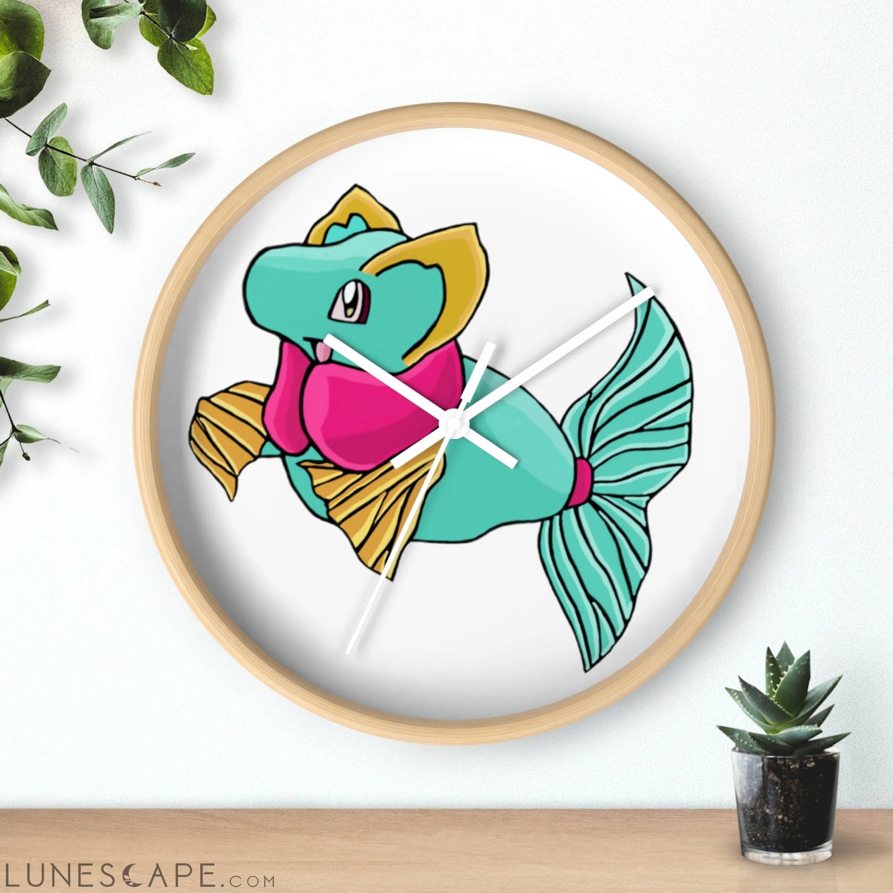 Plumo Wall clock LUNESCAPE
