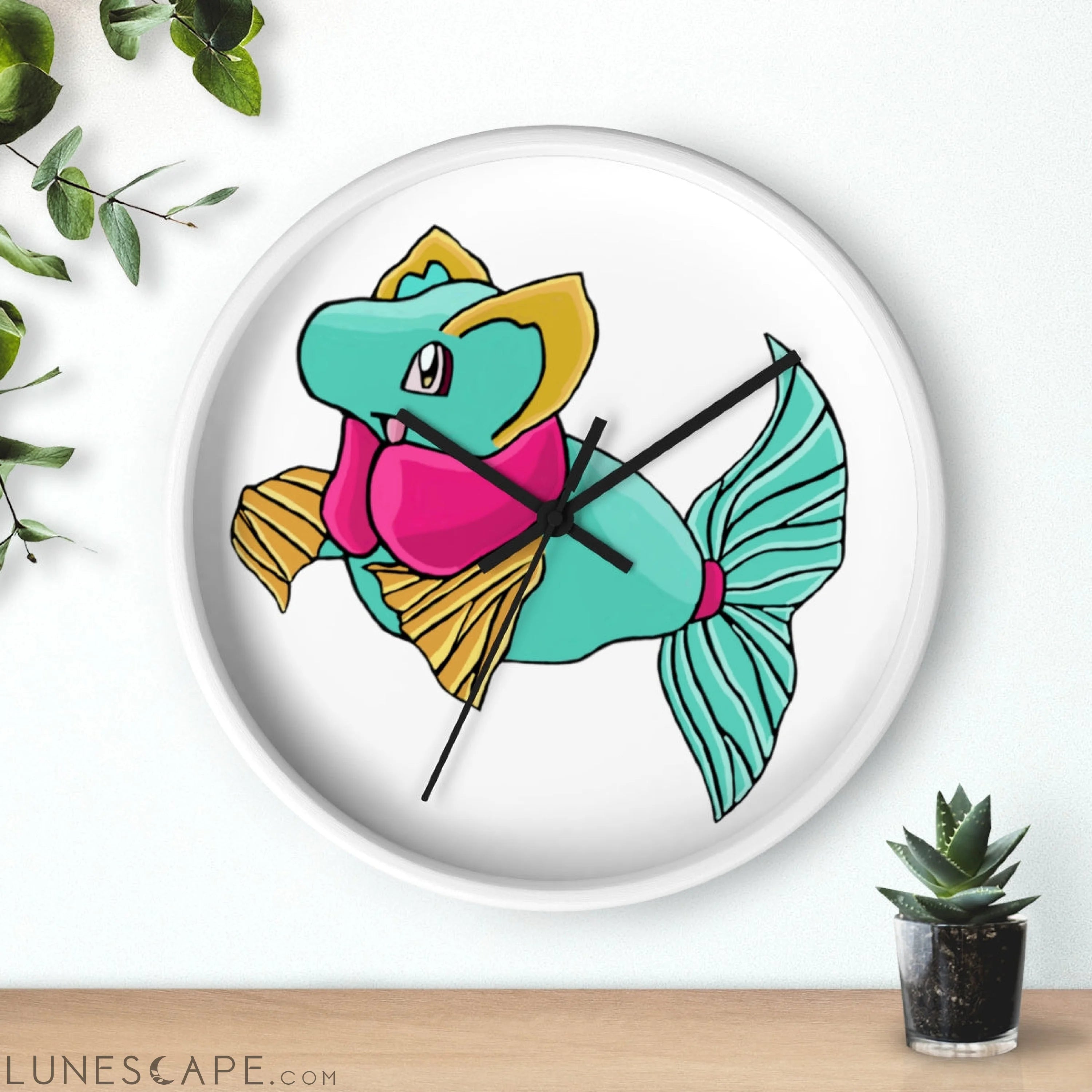 Plumo Wall clock LUNESCAPE