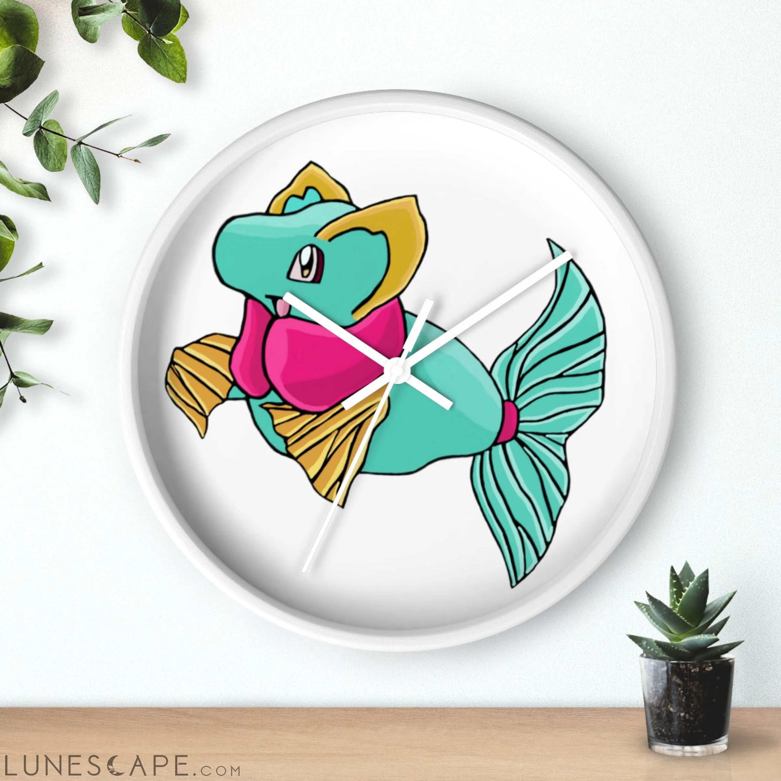 Plumo Wall clock LUNESCAPE