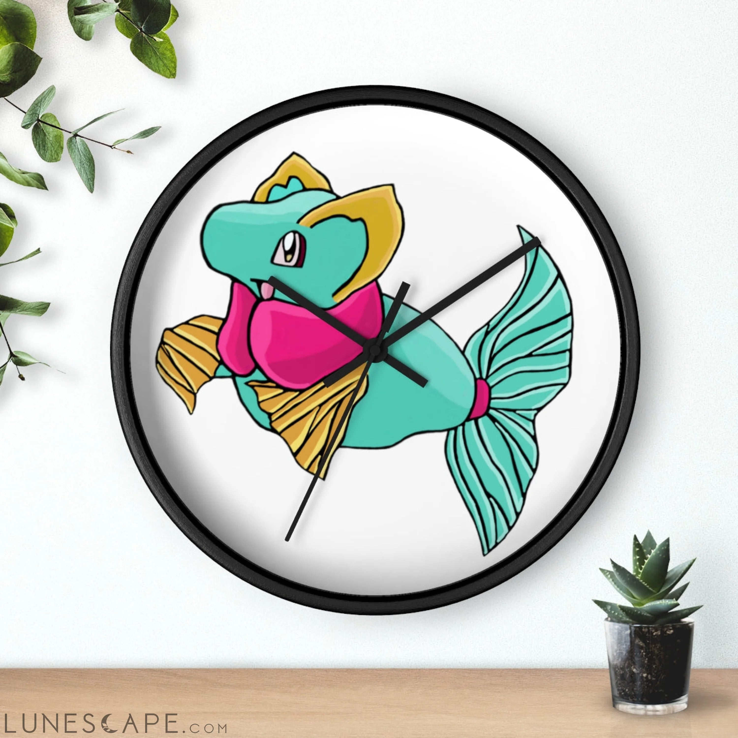 Plumo Wall clock LUNESCAPE