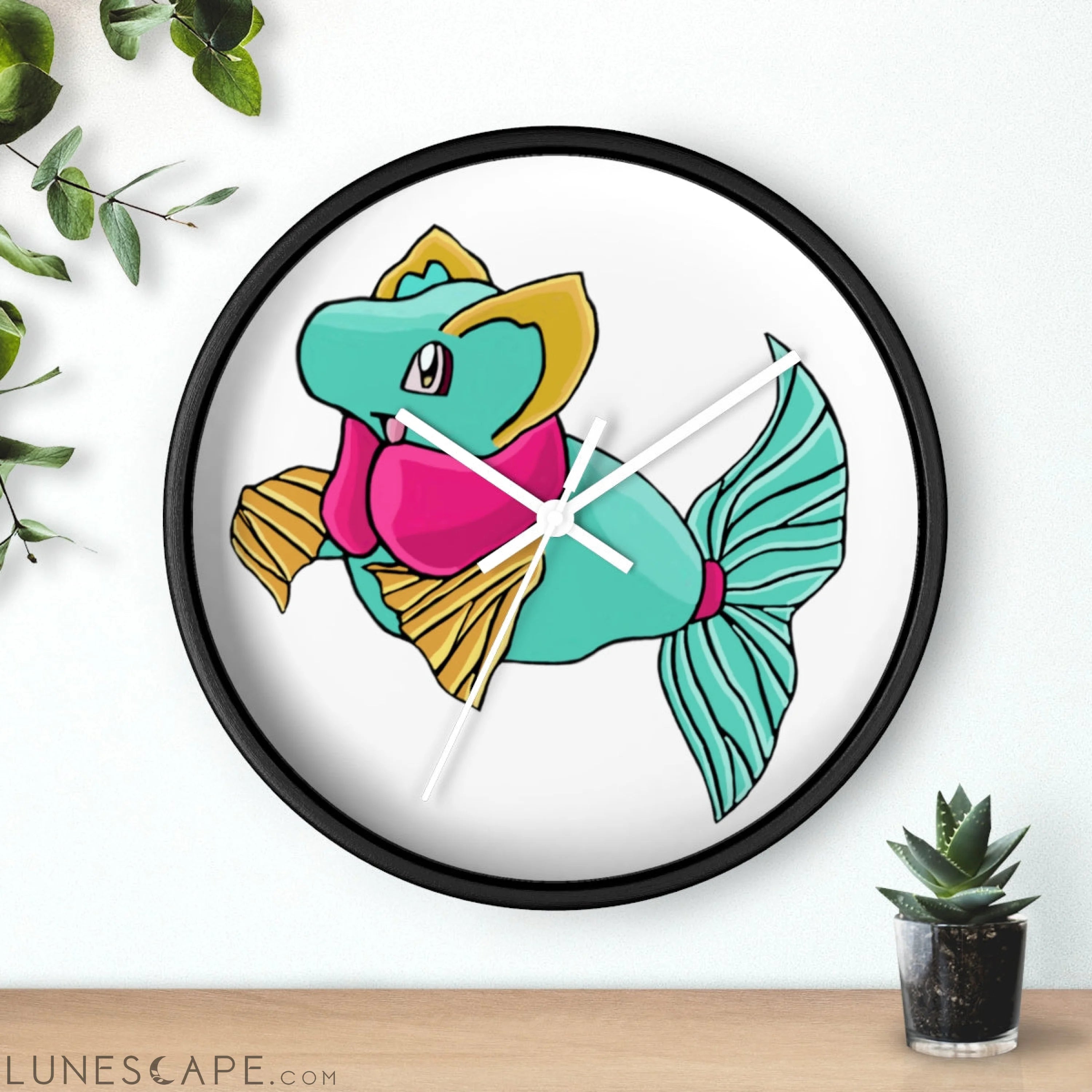 Plumo Wall clock LUNESCAPE