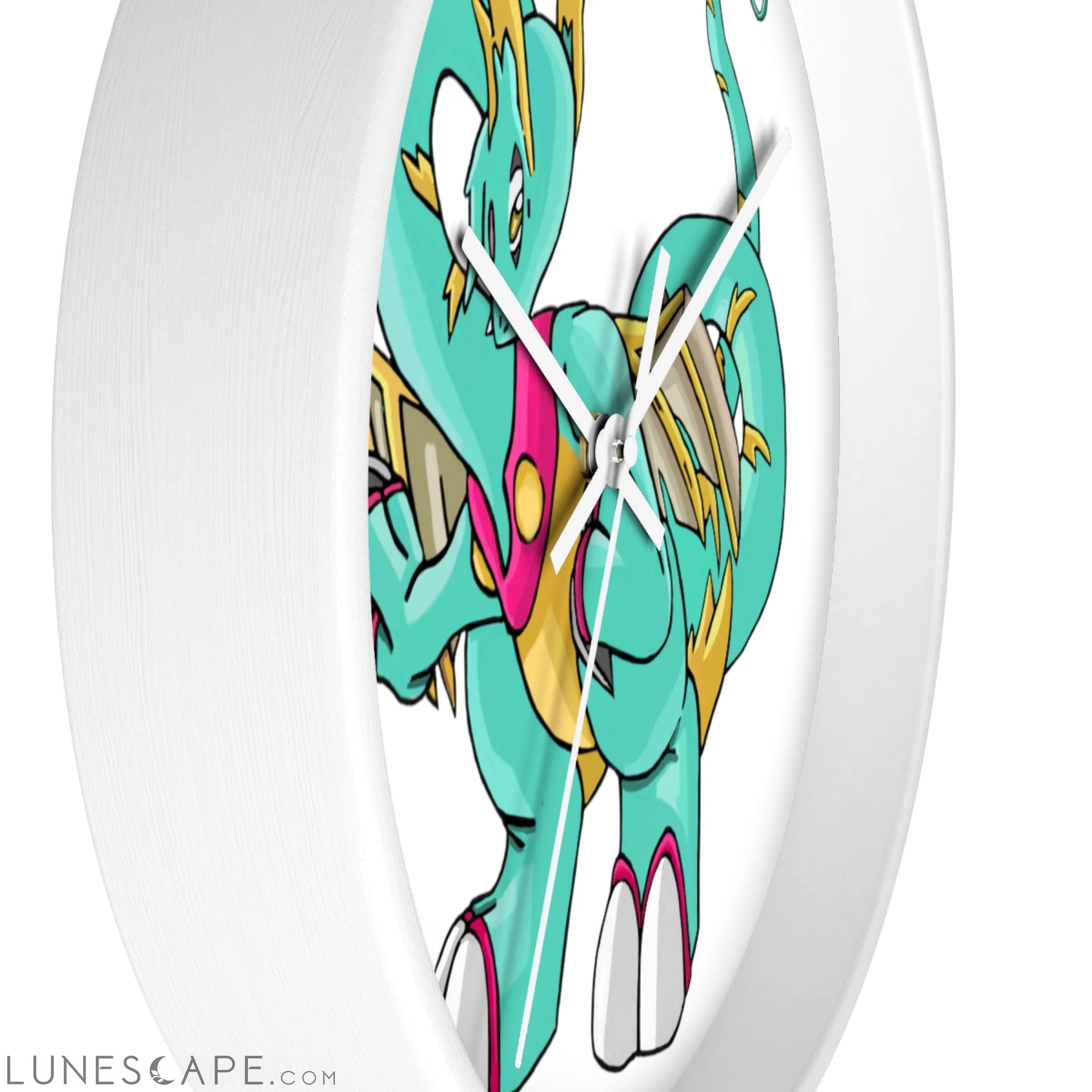 Plumrikamos Wall clock LUNESCAPE