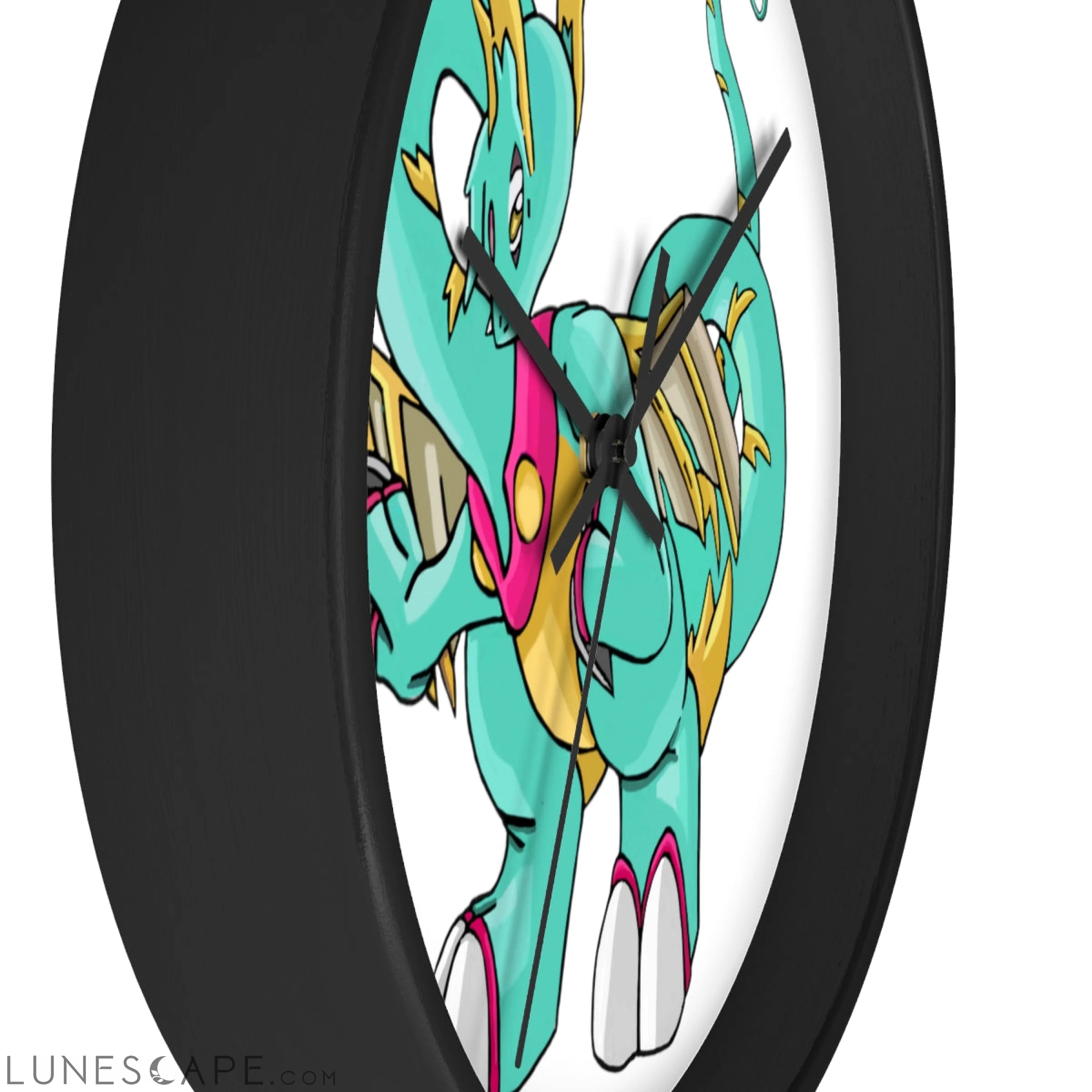 Plumrikamos Wall clock LUNESCAPE