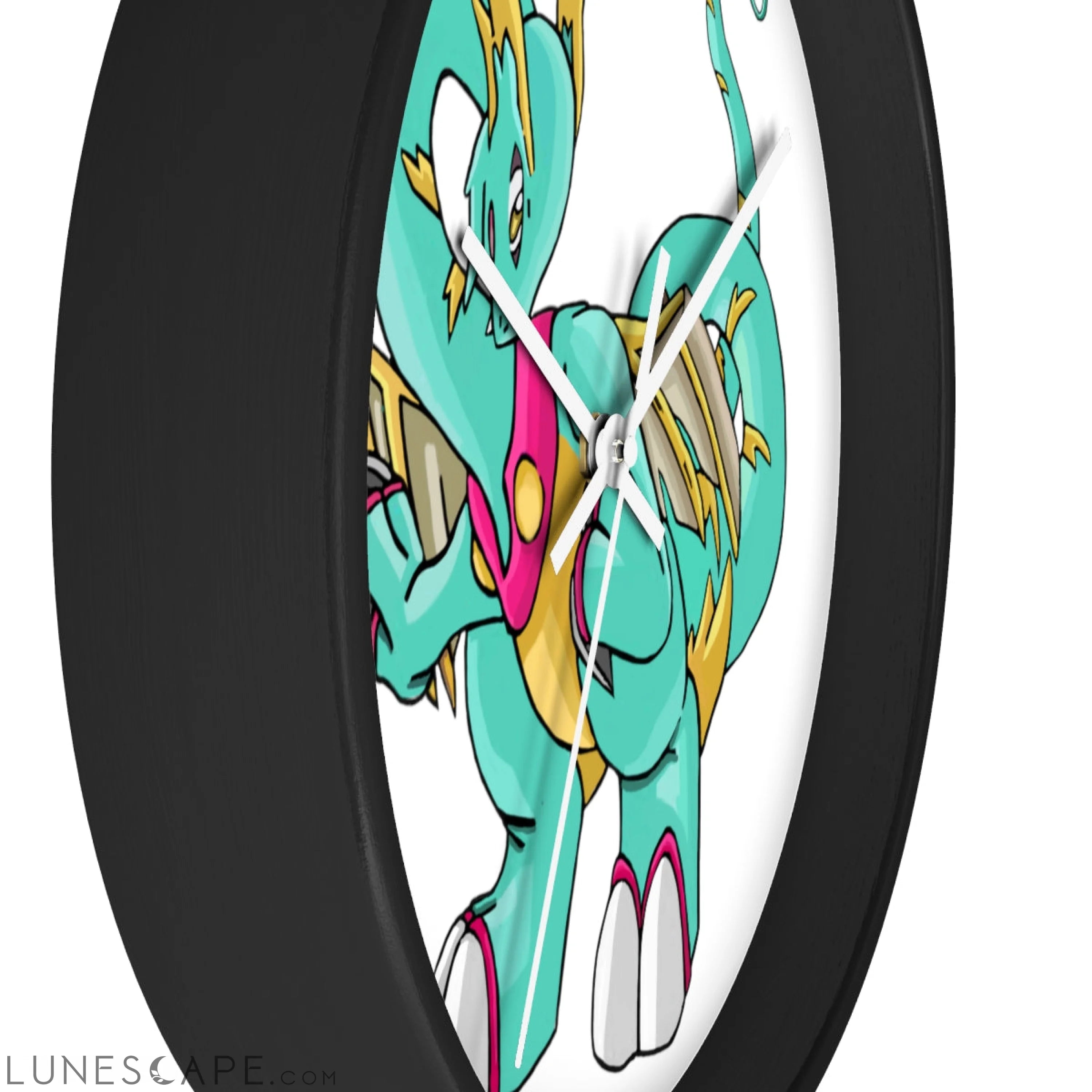 Plumrikamos Wall clock LUNESCAPE