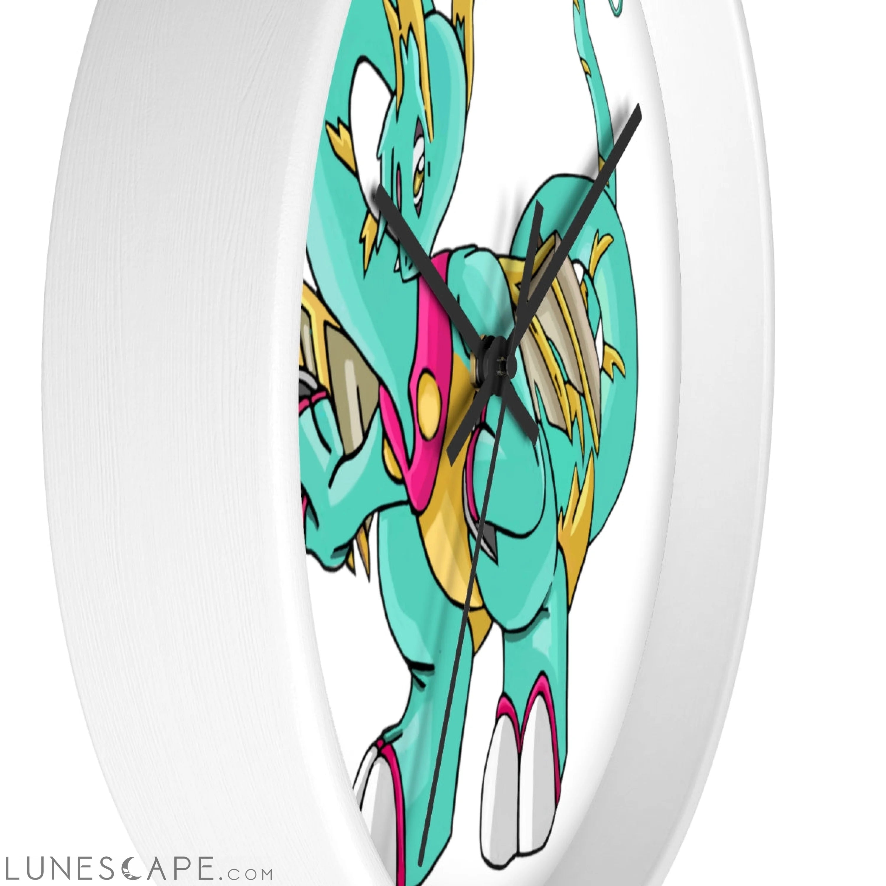 Plumrikamos Wall clock LUNESCAPE