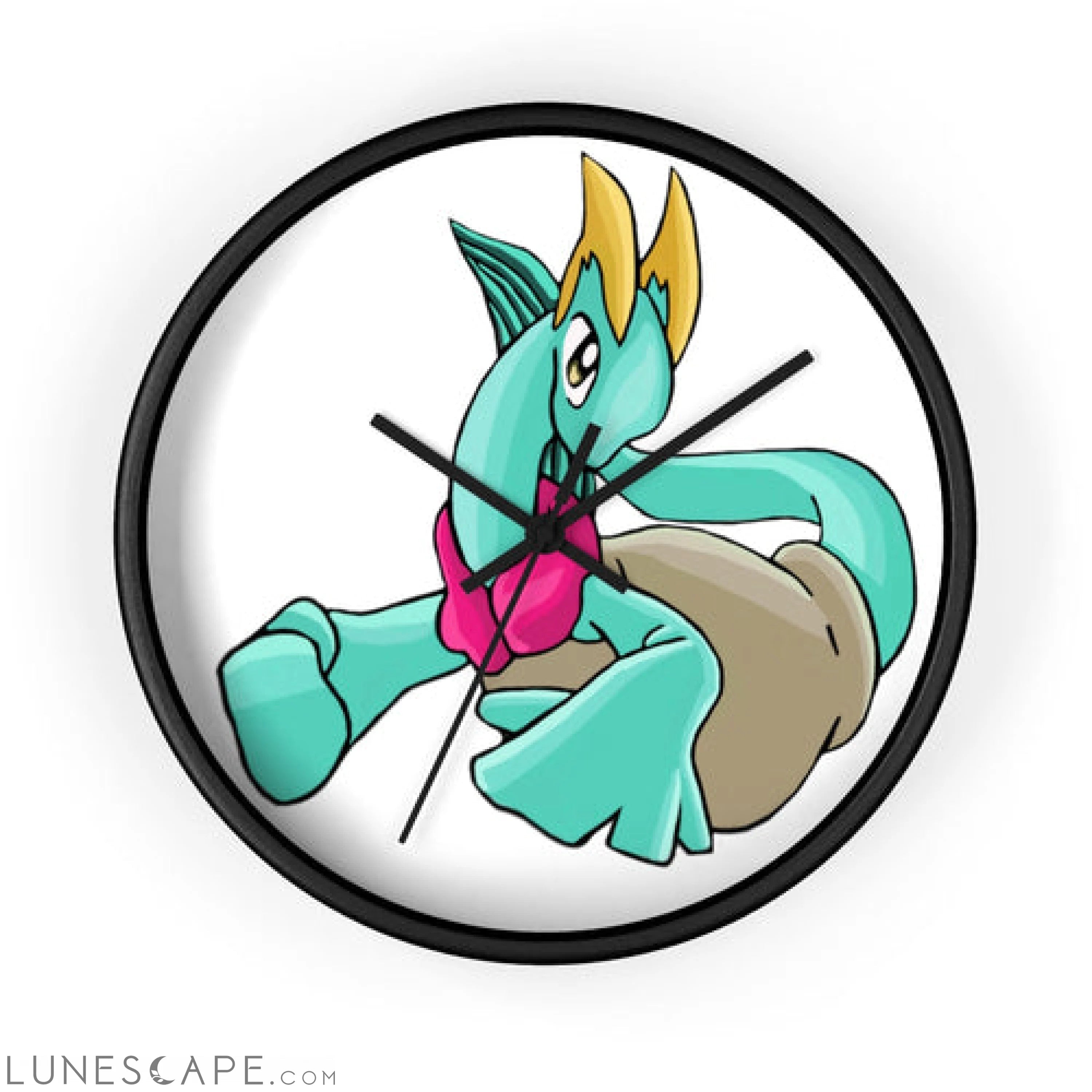 Plumyu Wall clock LUNESCAPE