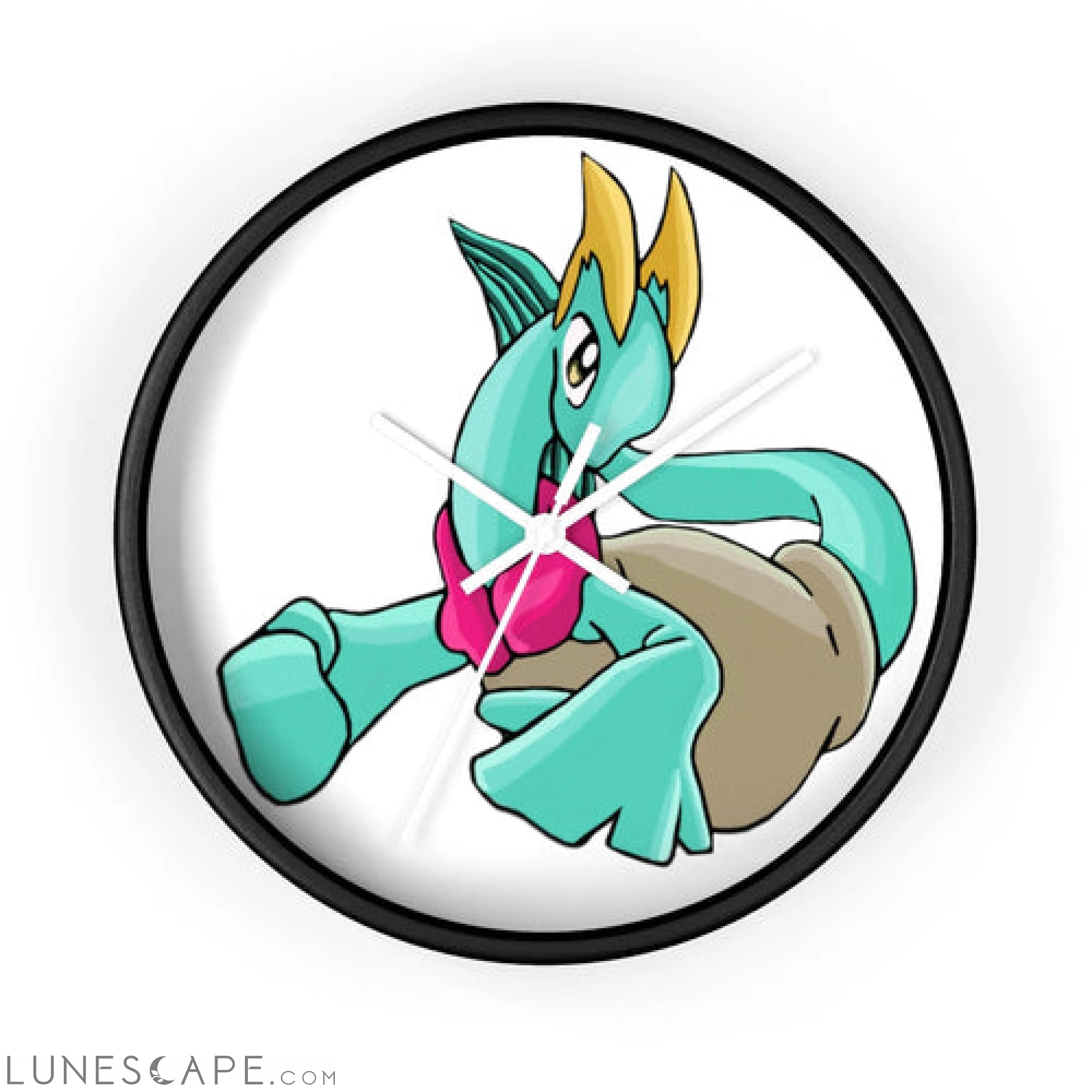 Plumyu Wall clock LUNESCAPE