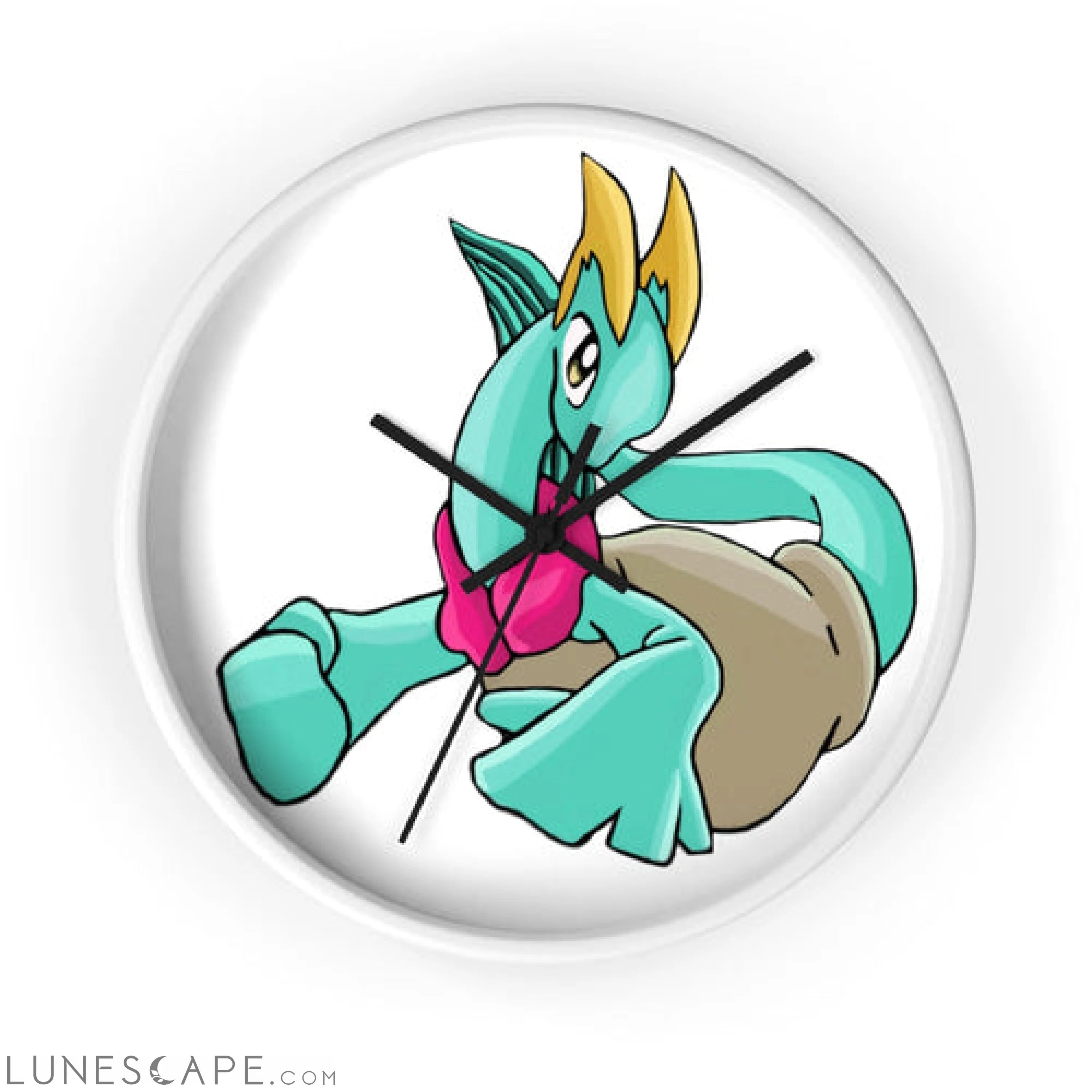 Plumyu Wall clock LUNESCAPE