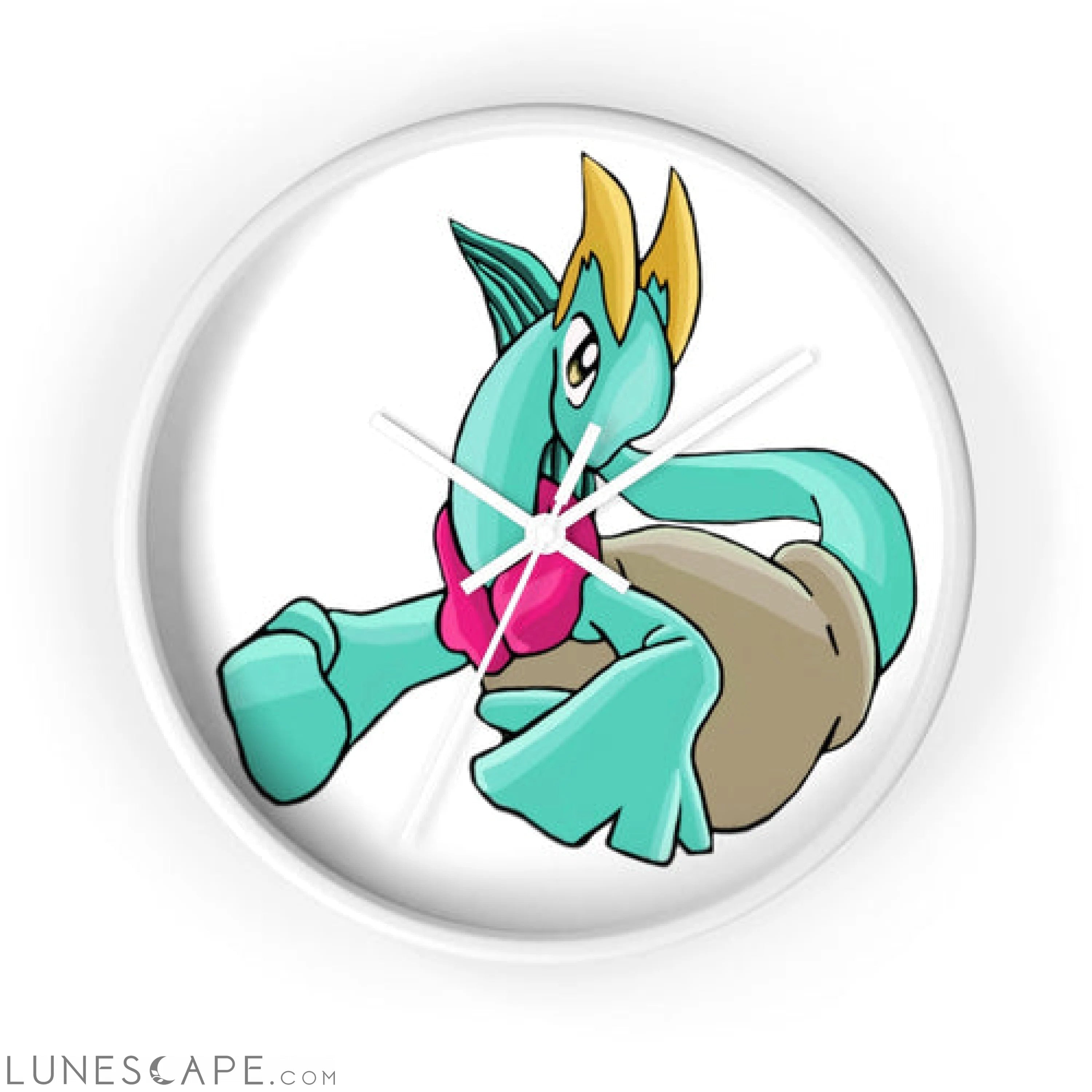 Plumyu Wall clock LUNESCAPE