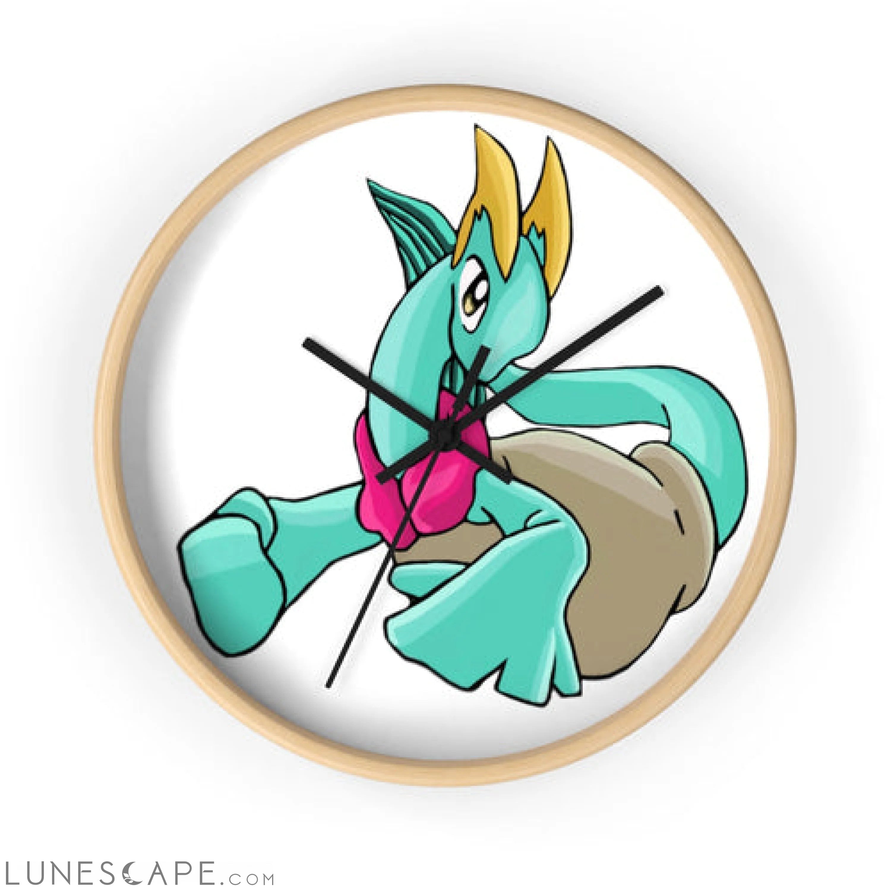 Plumyu Wall clock LUNESCAPE