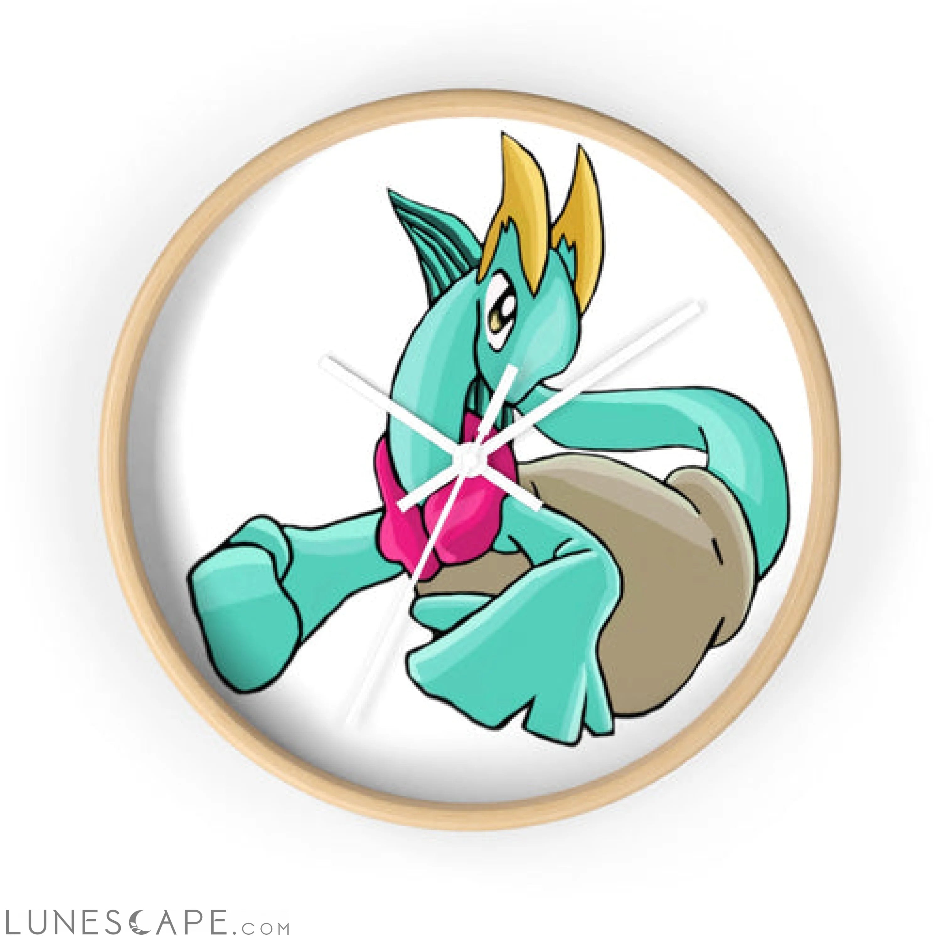 Plumyu Wall clock LUNESCAPE