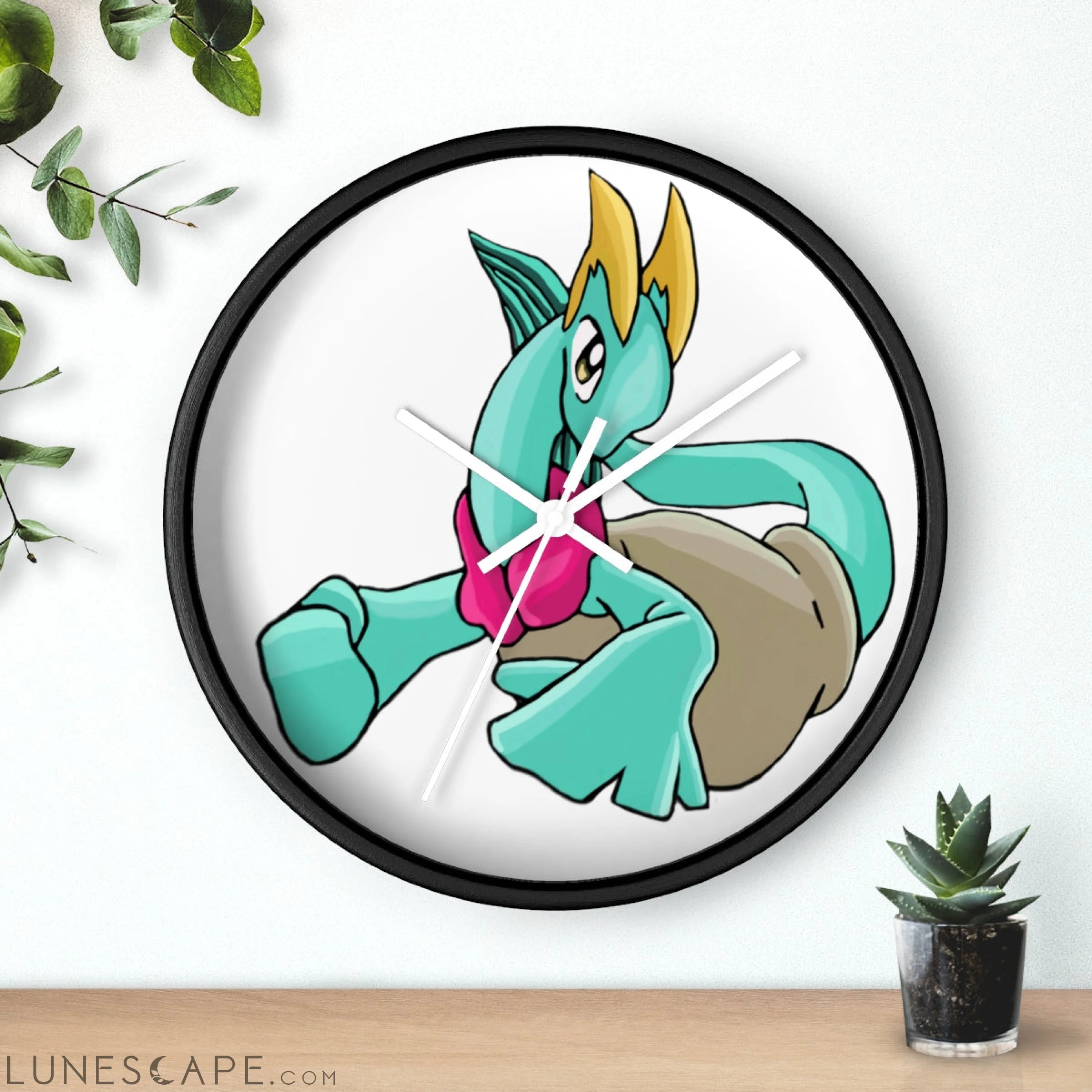 Plumyu Wall clock LUNESCAPE