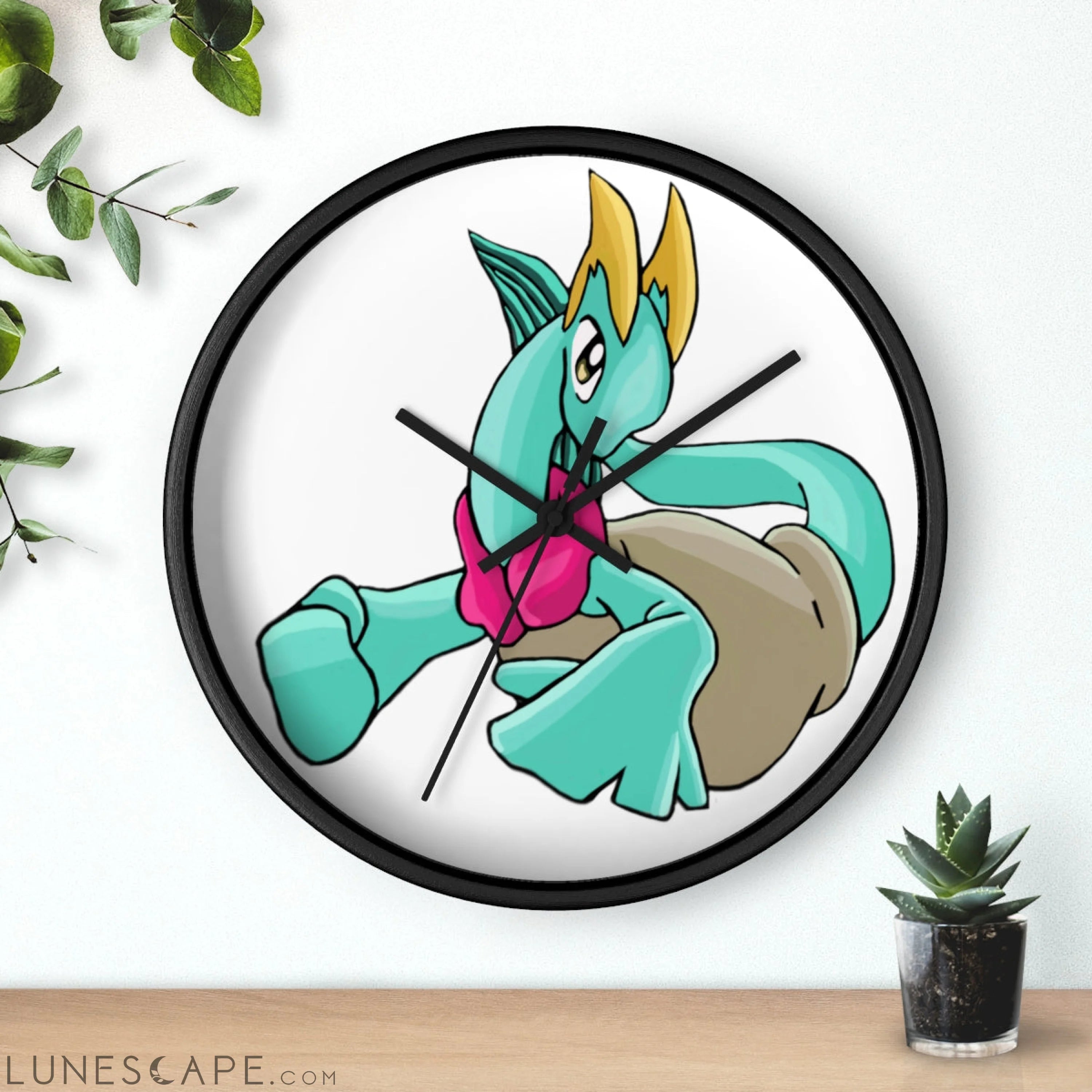 Plumyu Wall clock LUNESCAPE