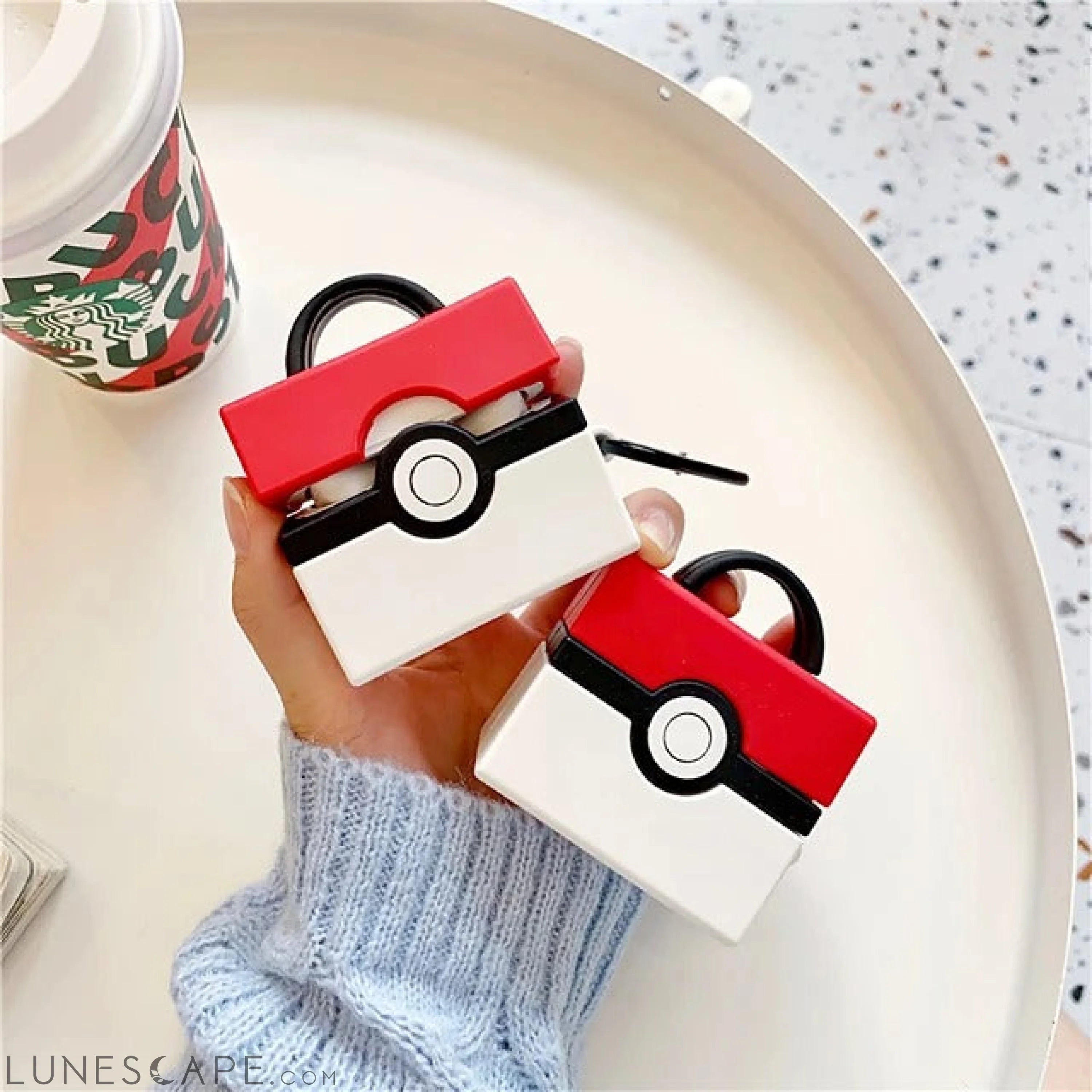 Poke Ball AirPods Pro Headphone Case LUNESCAPE