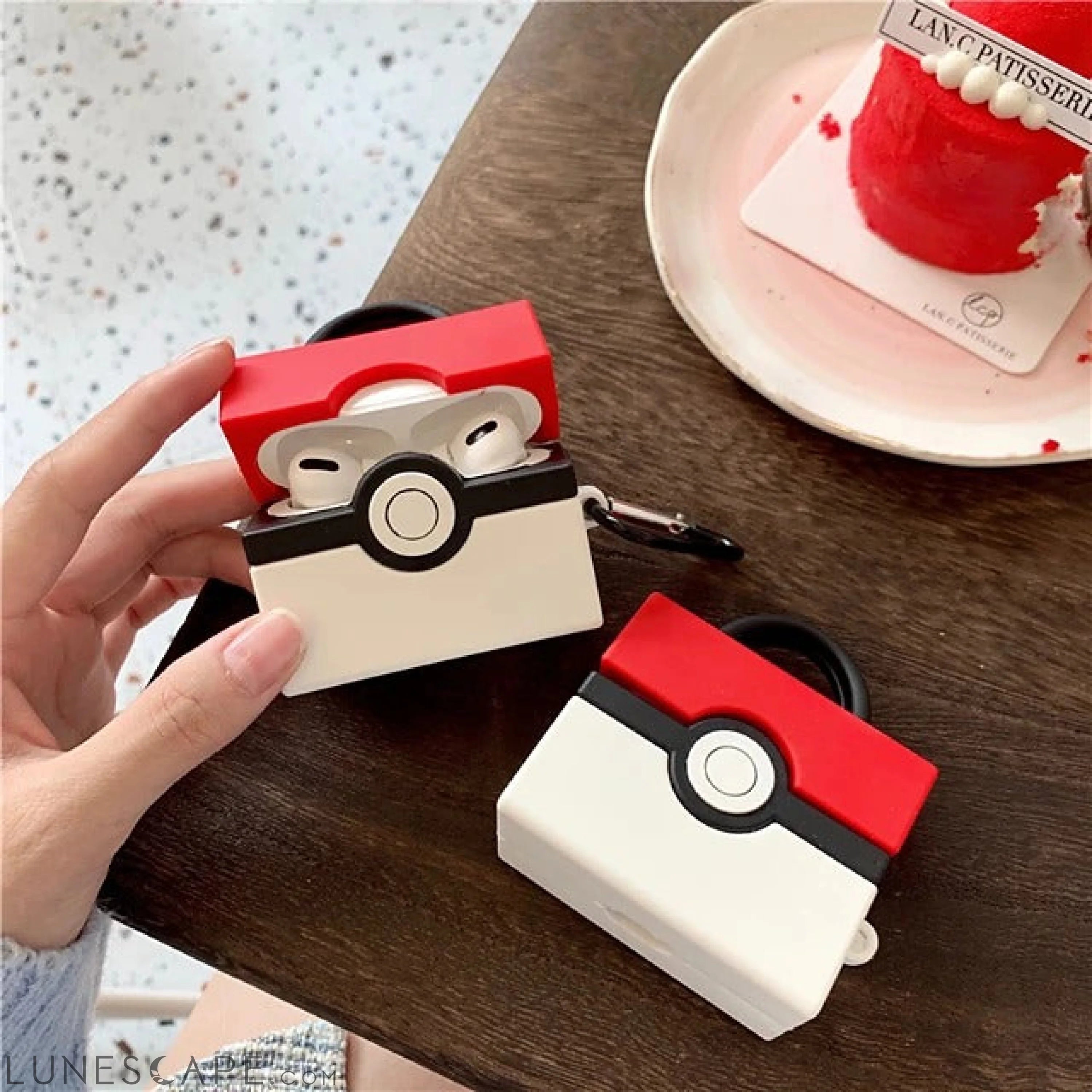 Poke Ball AirPods Pro Headphone Case LUNESCAPE