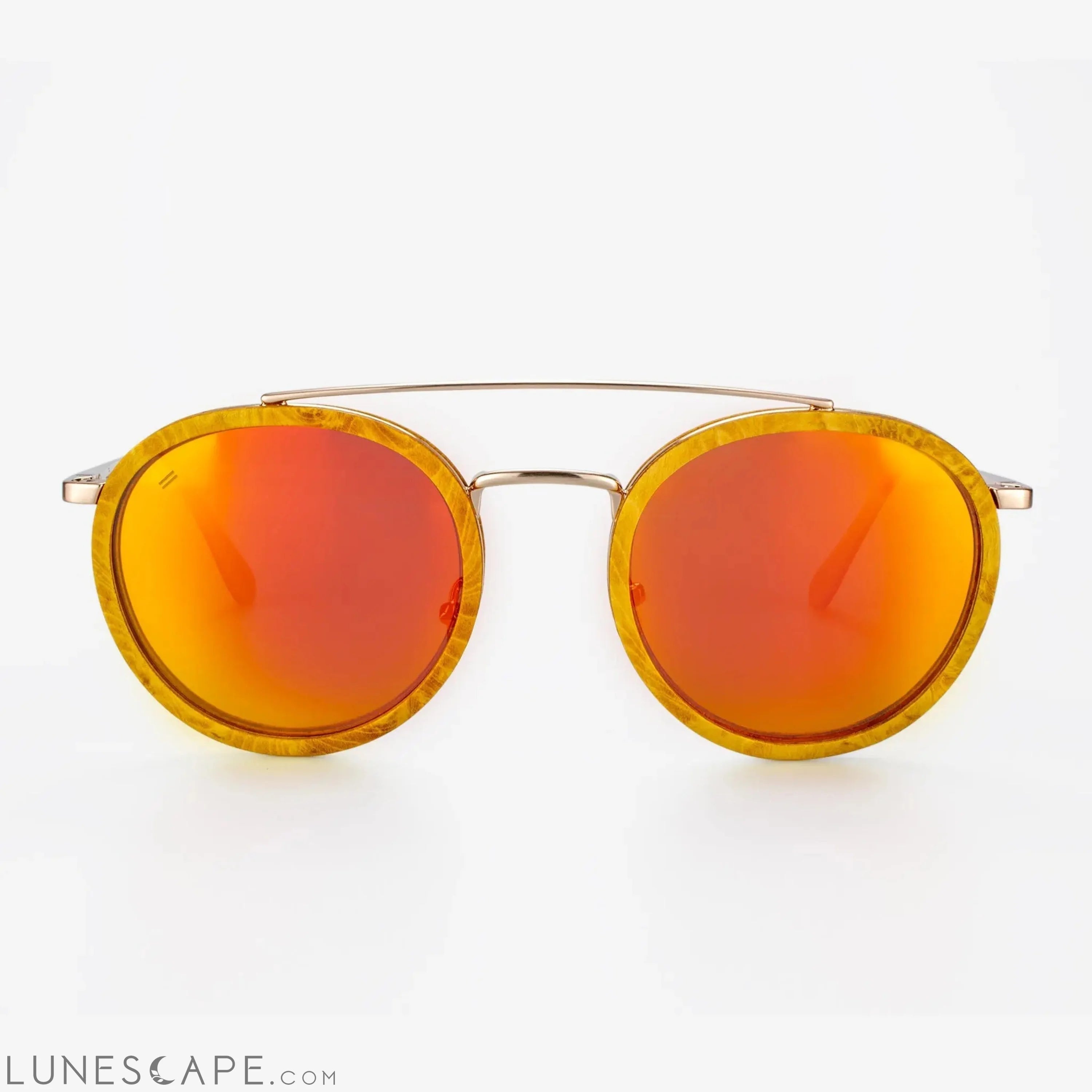 Ponce - Metal & Wood Sunglasses LUNESCAPE