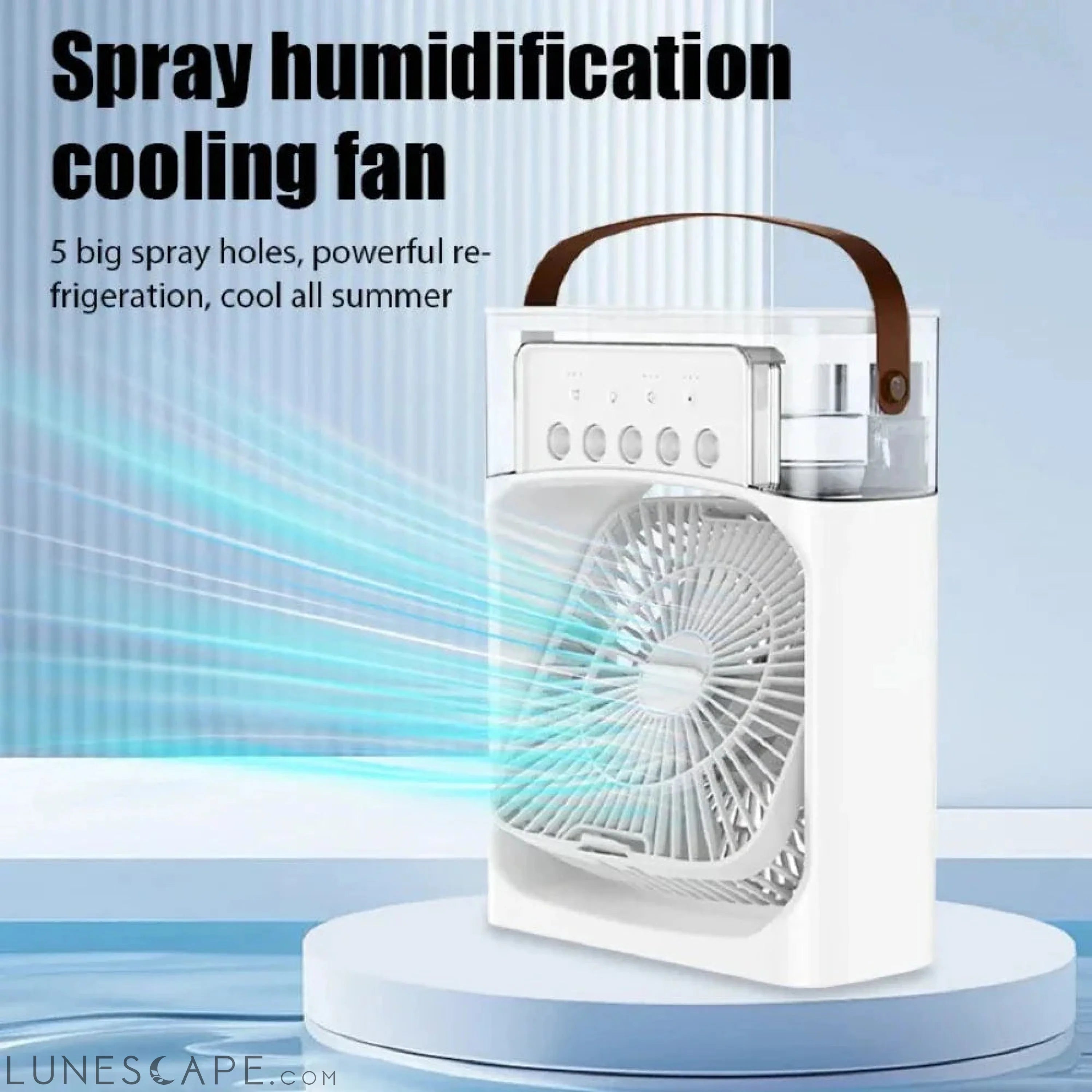 Portable Desktop Air Cooler Fan LUNESCAPE
