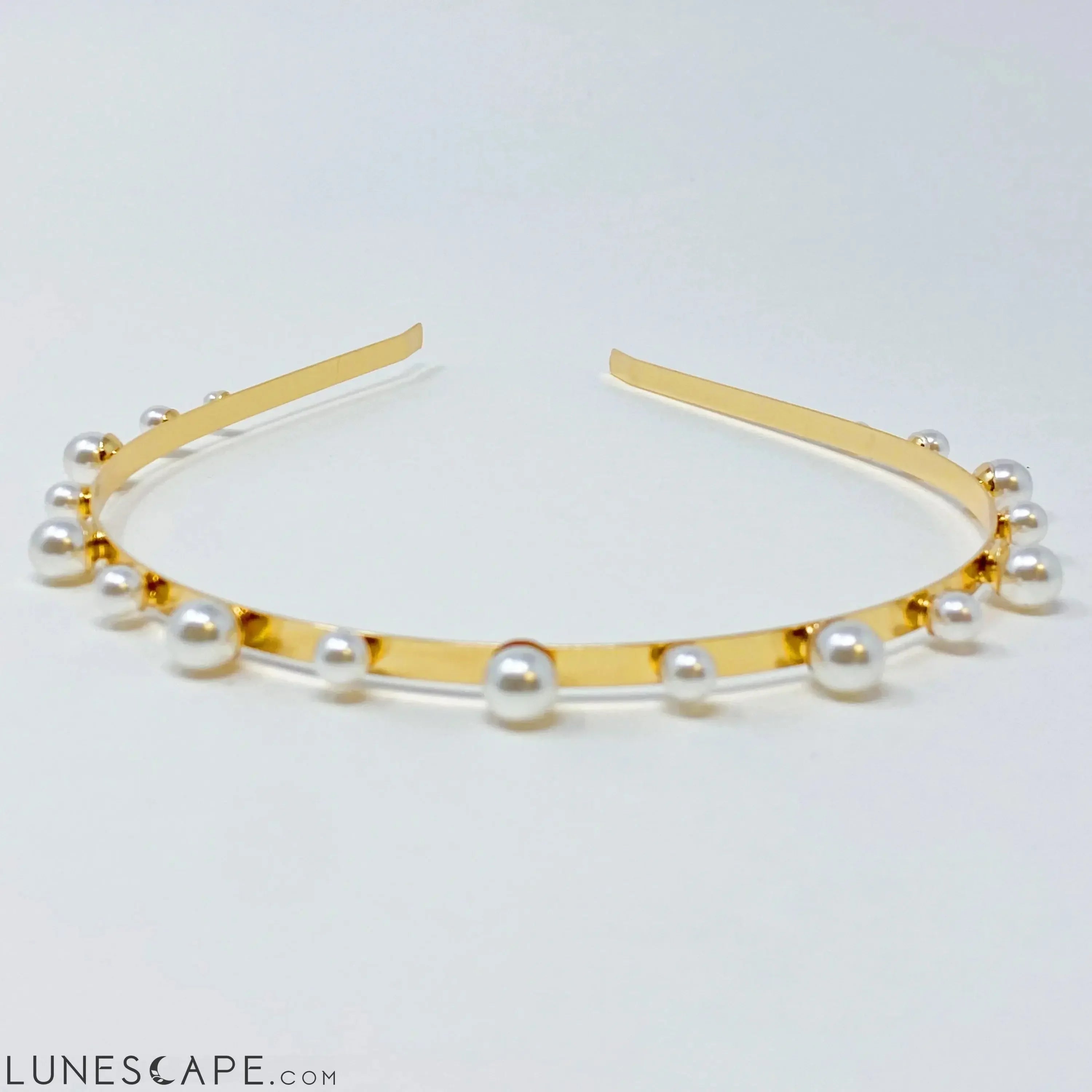 Precious Pearl Headband Set Of 2 LUNESCAPE