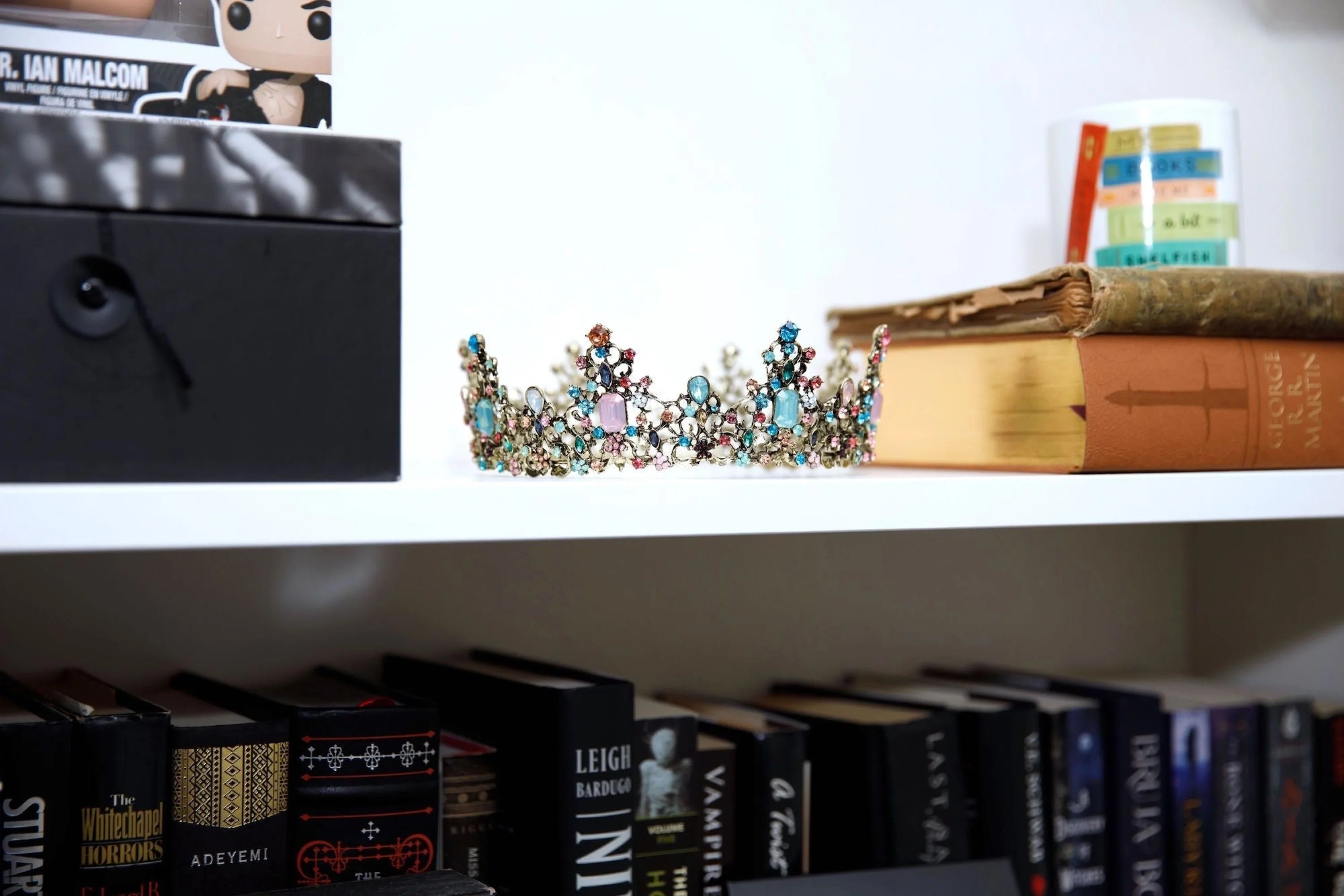 Princess of Pastels Luxe Tiara Crown | Royalty Crown Party or Bridal LUNESCAPE