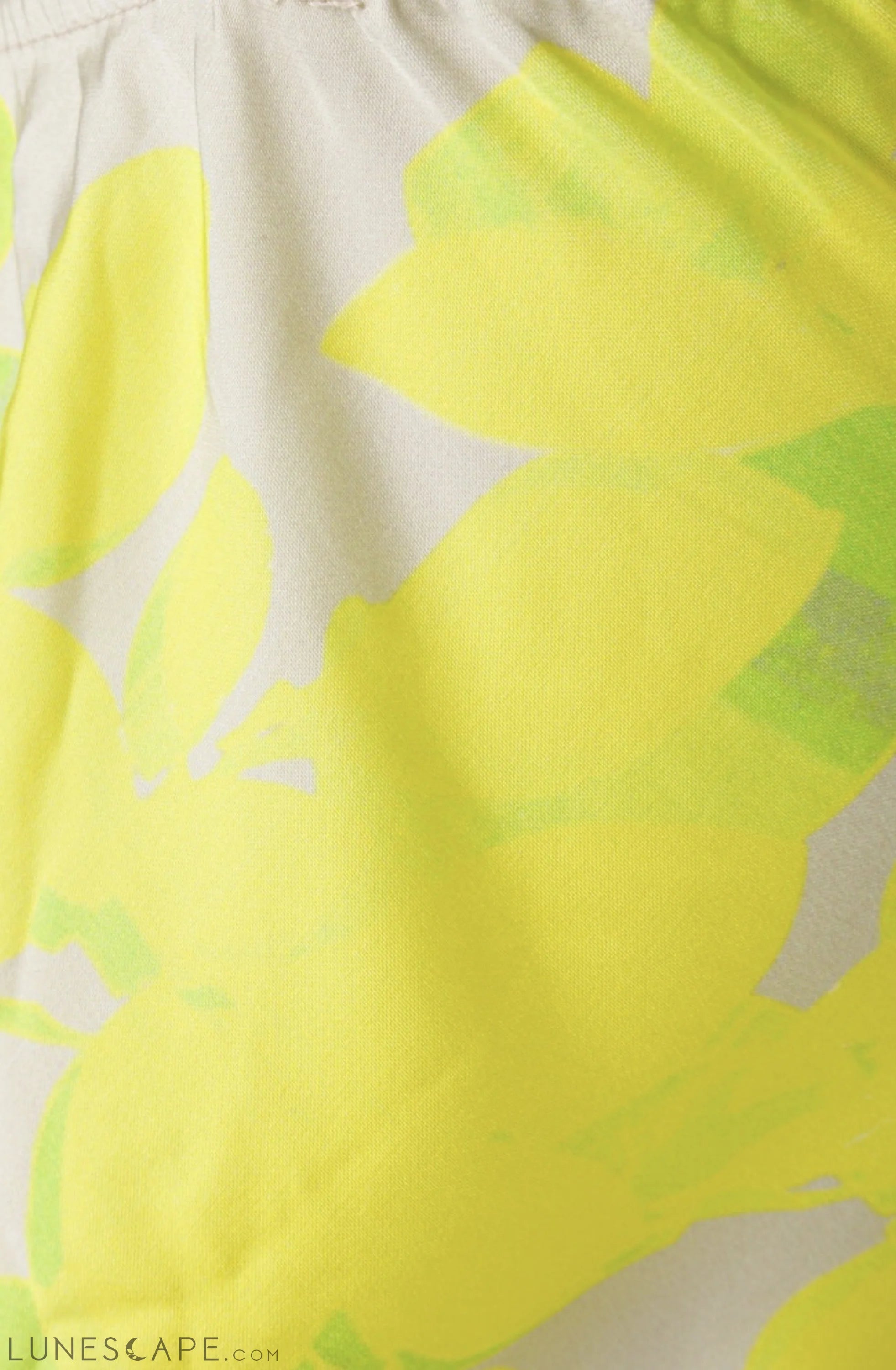 Print Cami Top in Lemon Yellow LUNESCAPE