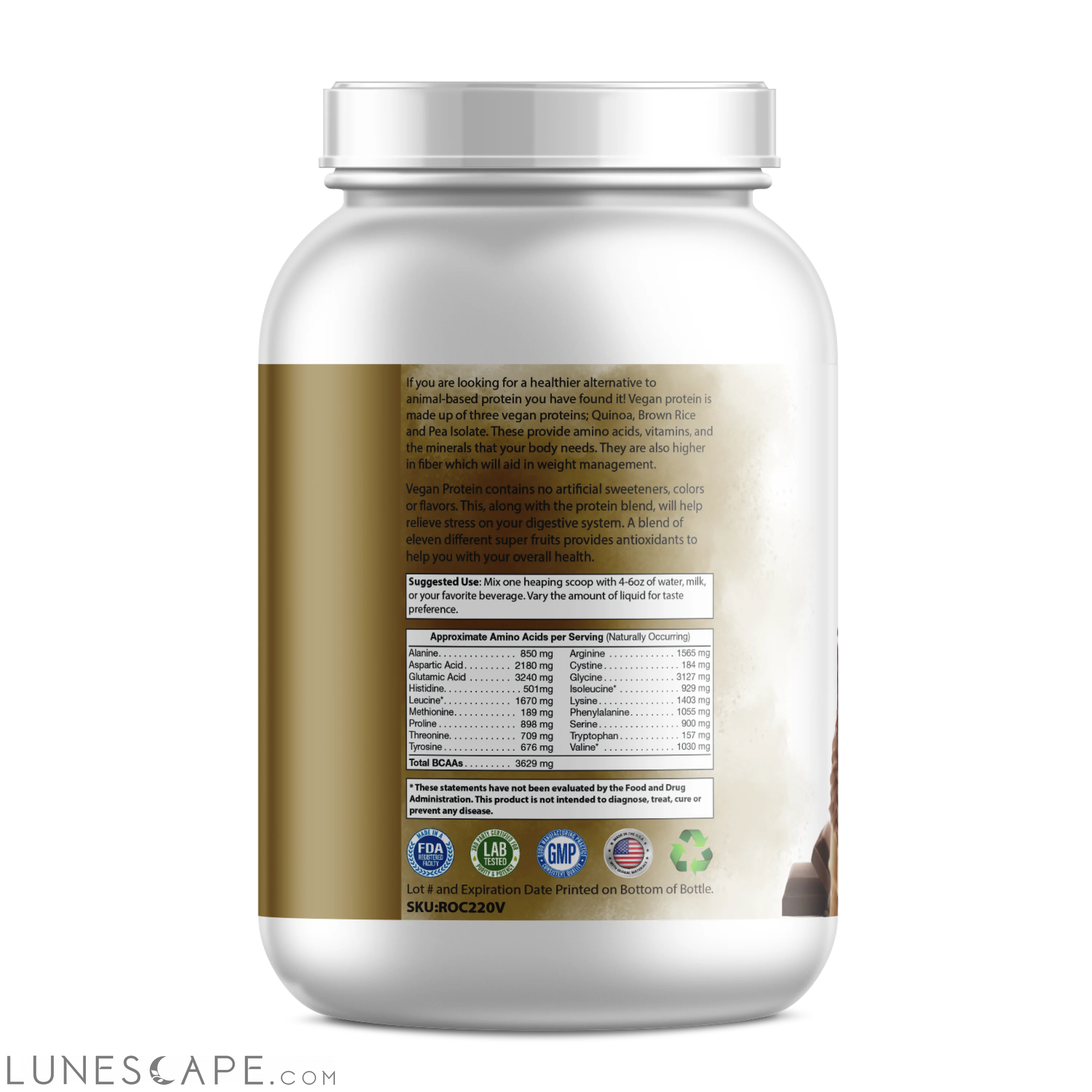 Pure Plant Protein Chocolate LUNESCAPE