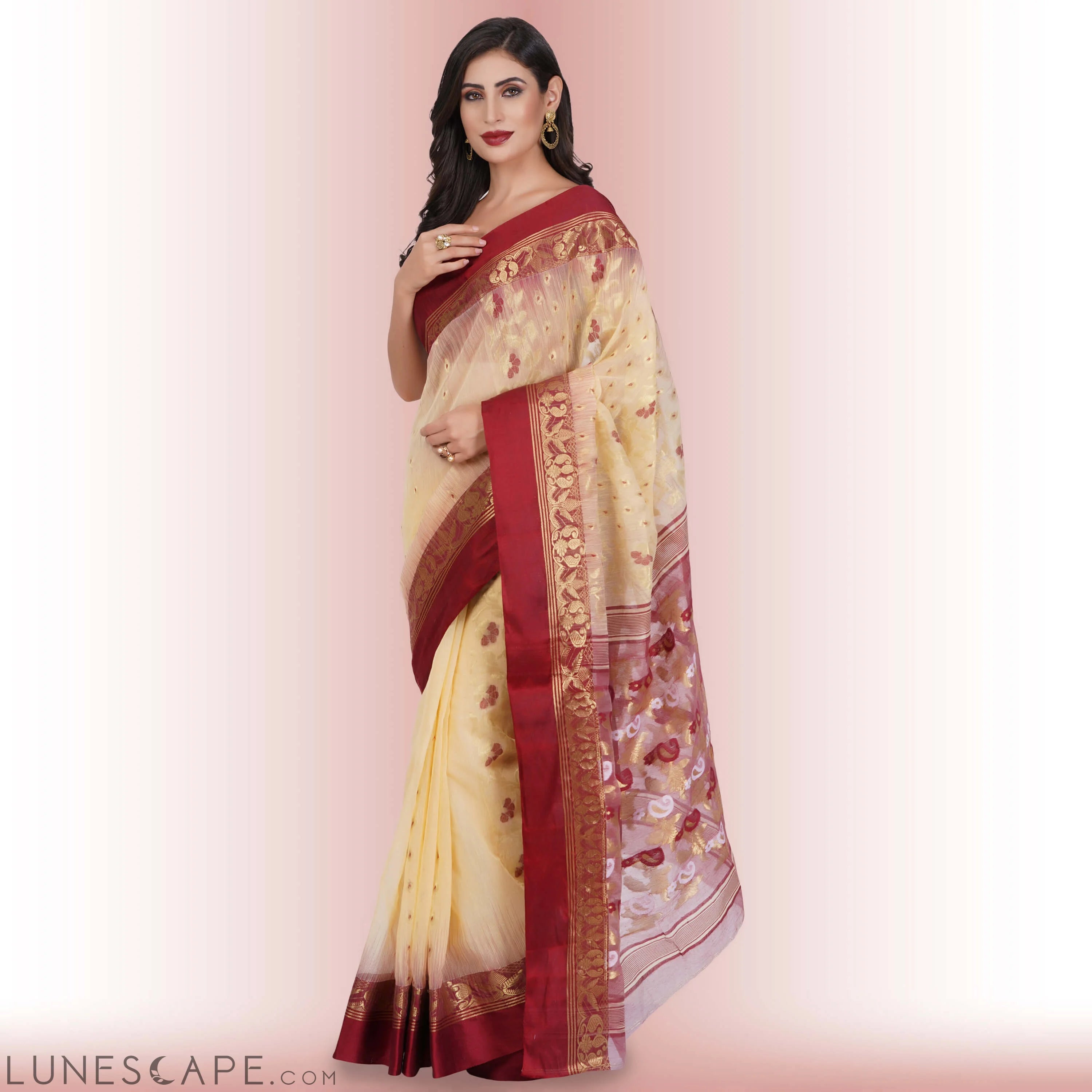 Pure Tussar Silk Sarees LUNESCAPE