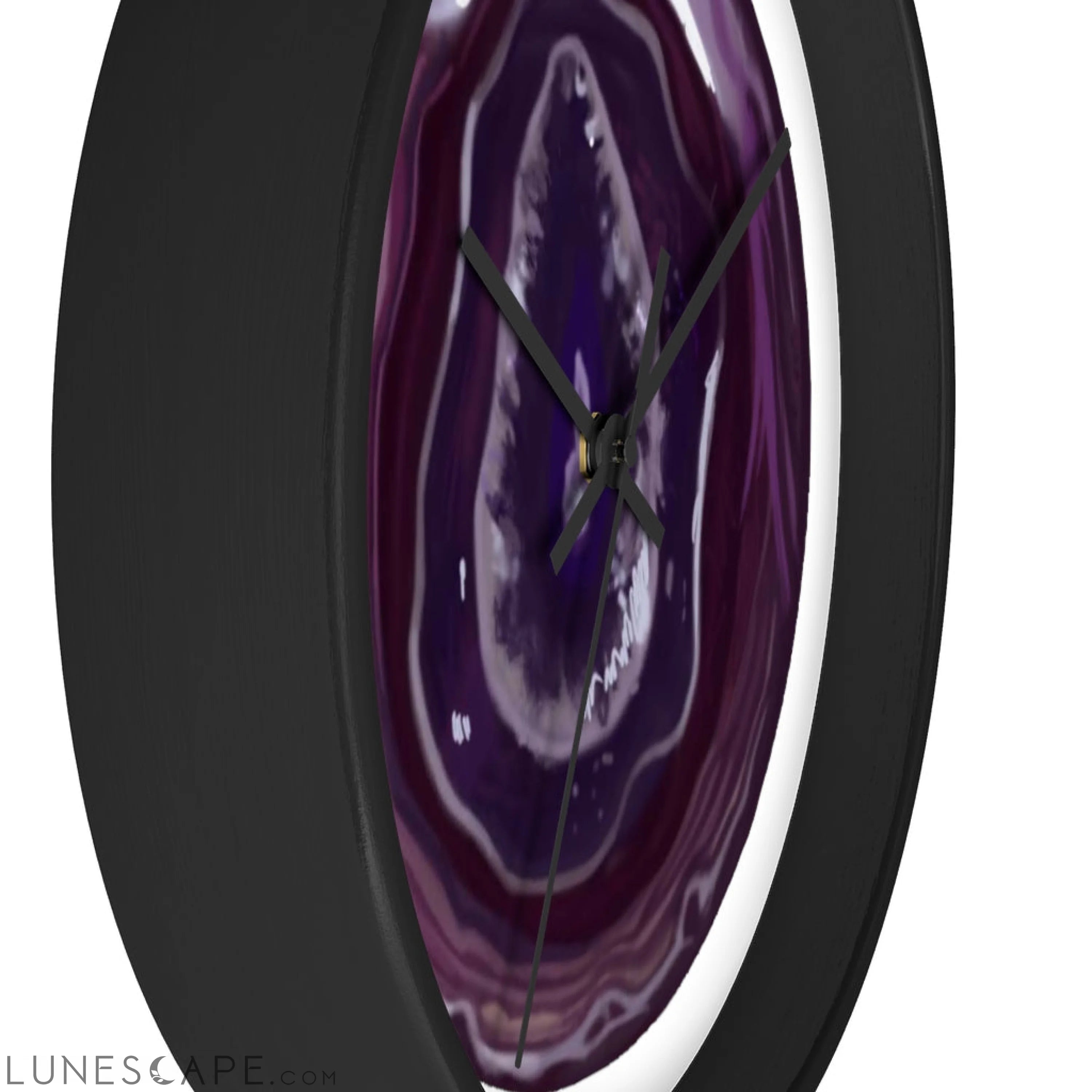 Purple Rock Wall clock LUNESCAPE