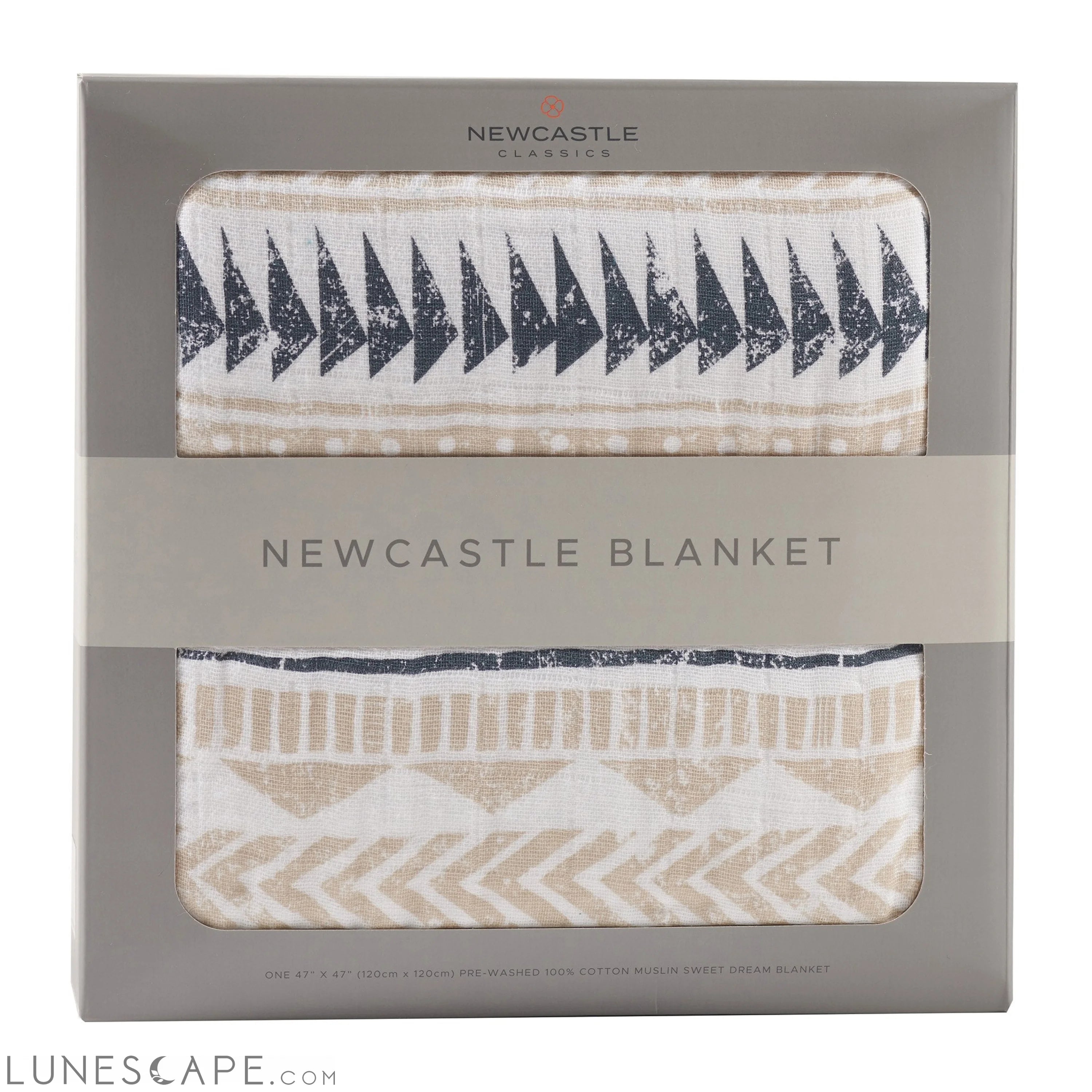 Pyramid Cotton Muslin Newcastle Blanket LUNESCAPE