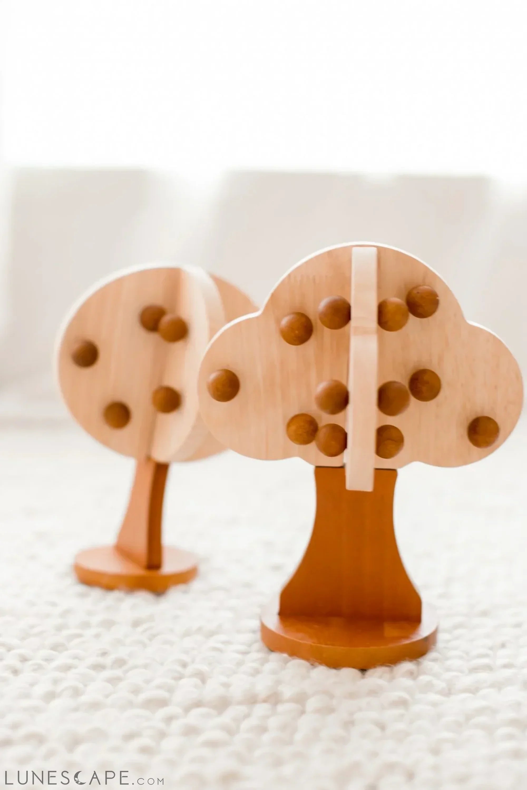 QToys Australia (USA) Wooden fruit trees set of 2 LUNESCAPE