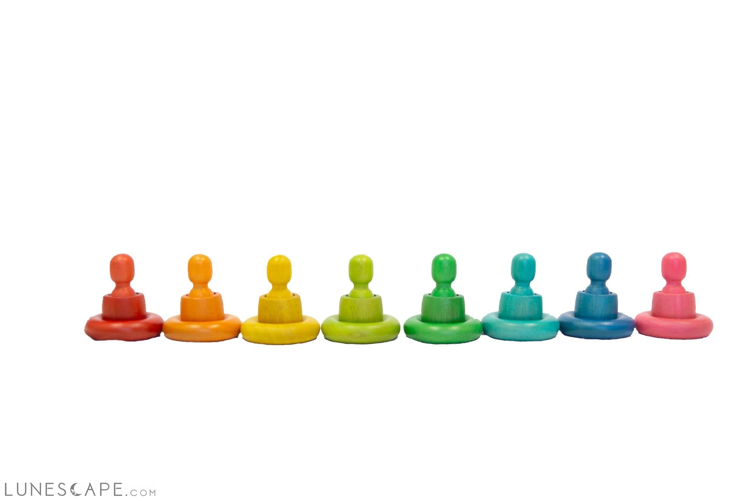 RAINBOW PEOPLE CUPS AND RINGS LUNESCAPE