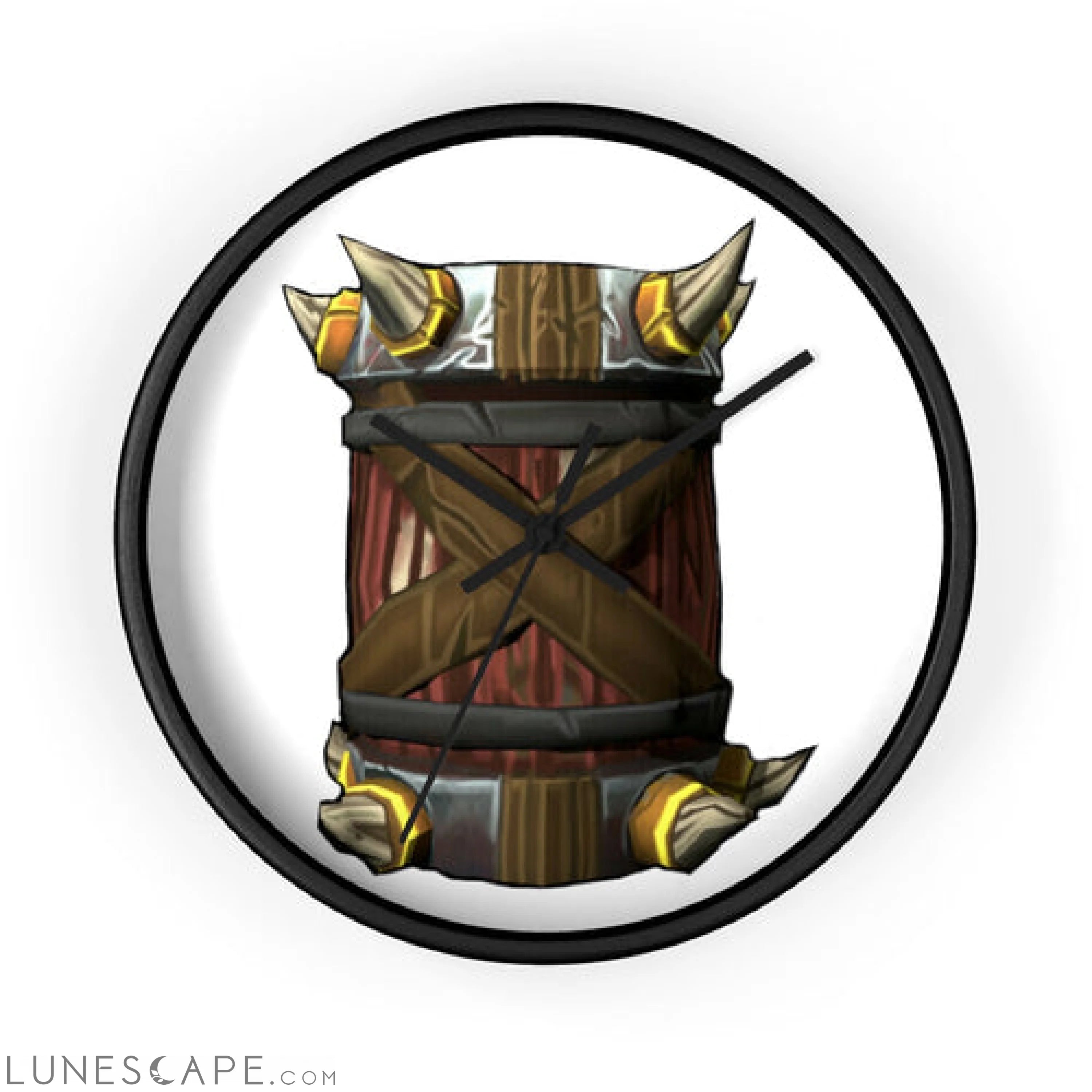 Raptor Barrel Wall clock LUNESCAPE