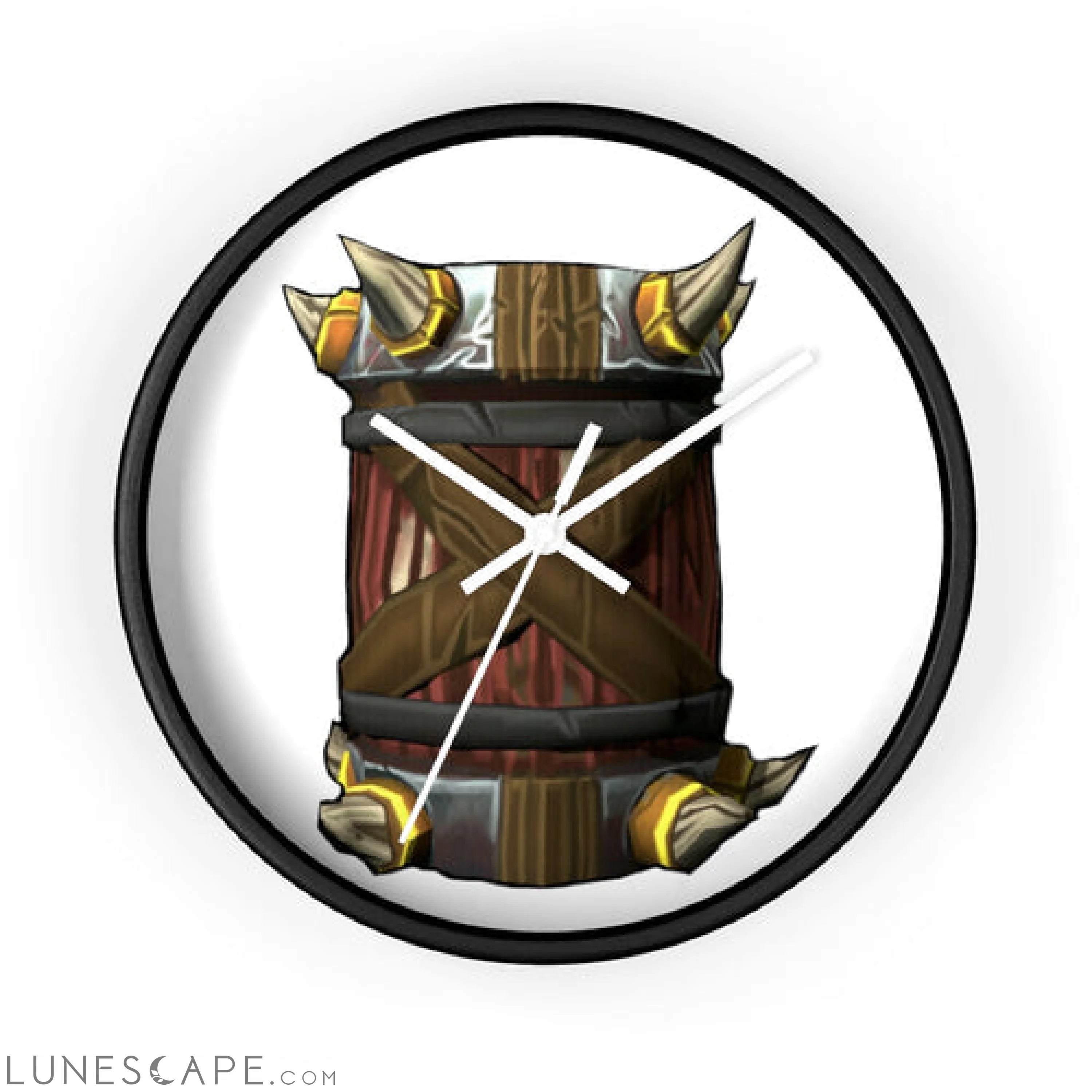 Raptor Barrel Wall clock LUNESCAPE