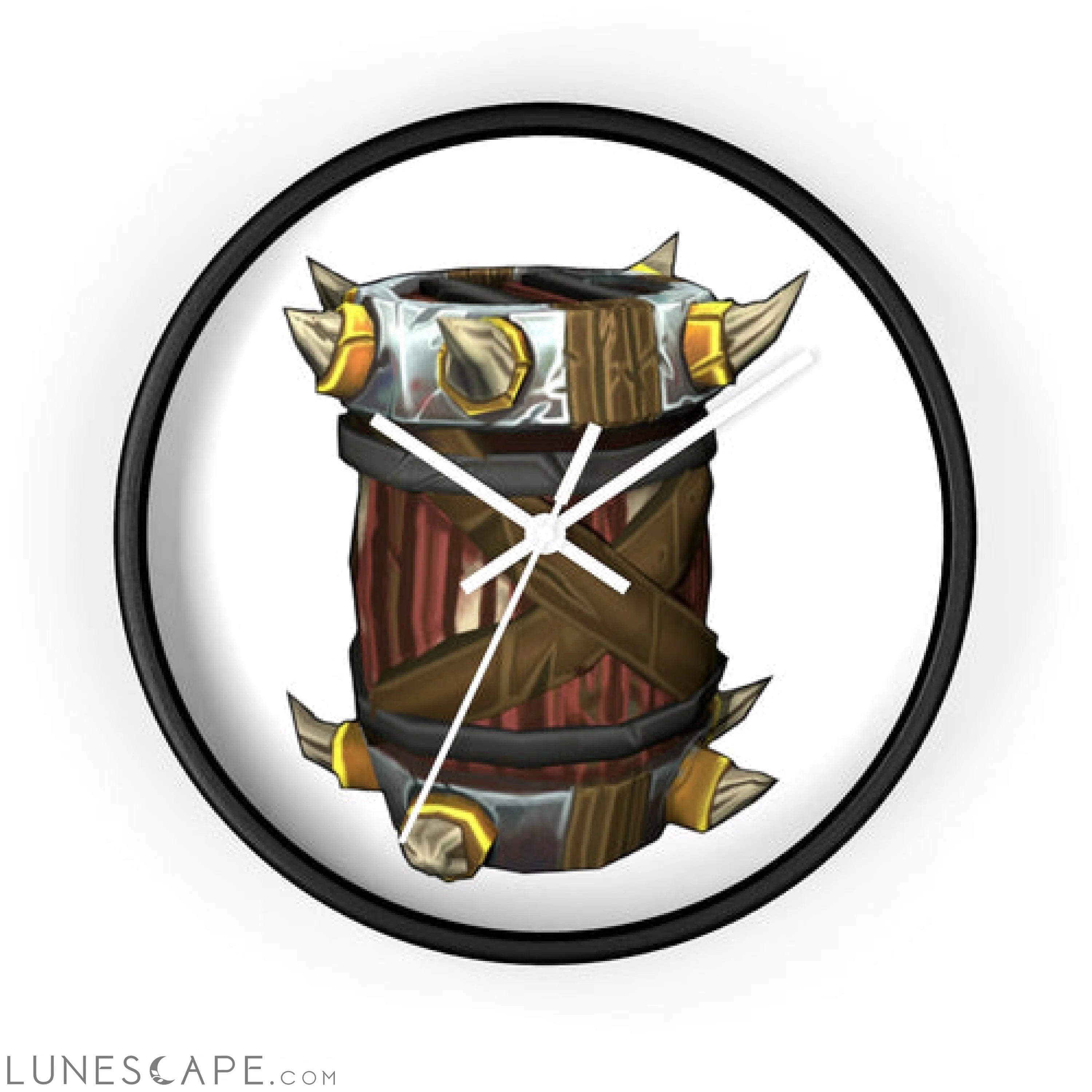 Raptor Barrel Wall clock LUNESCAPE