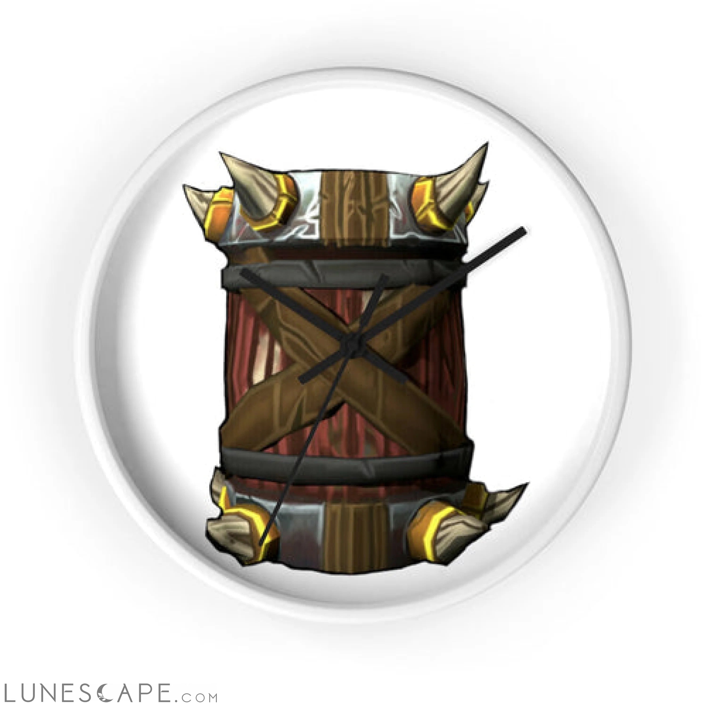 Raptor Barrel Wall clock LUNESCAPE