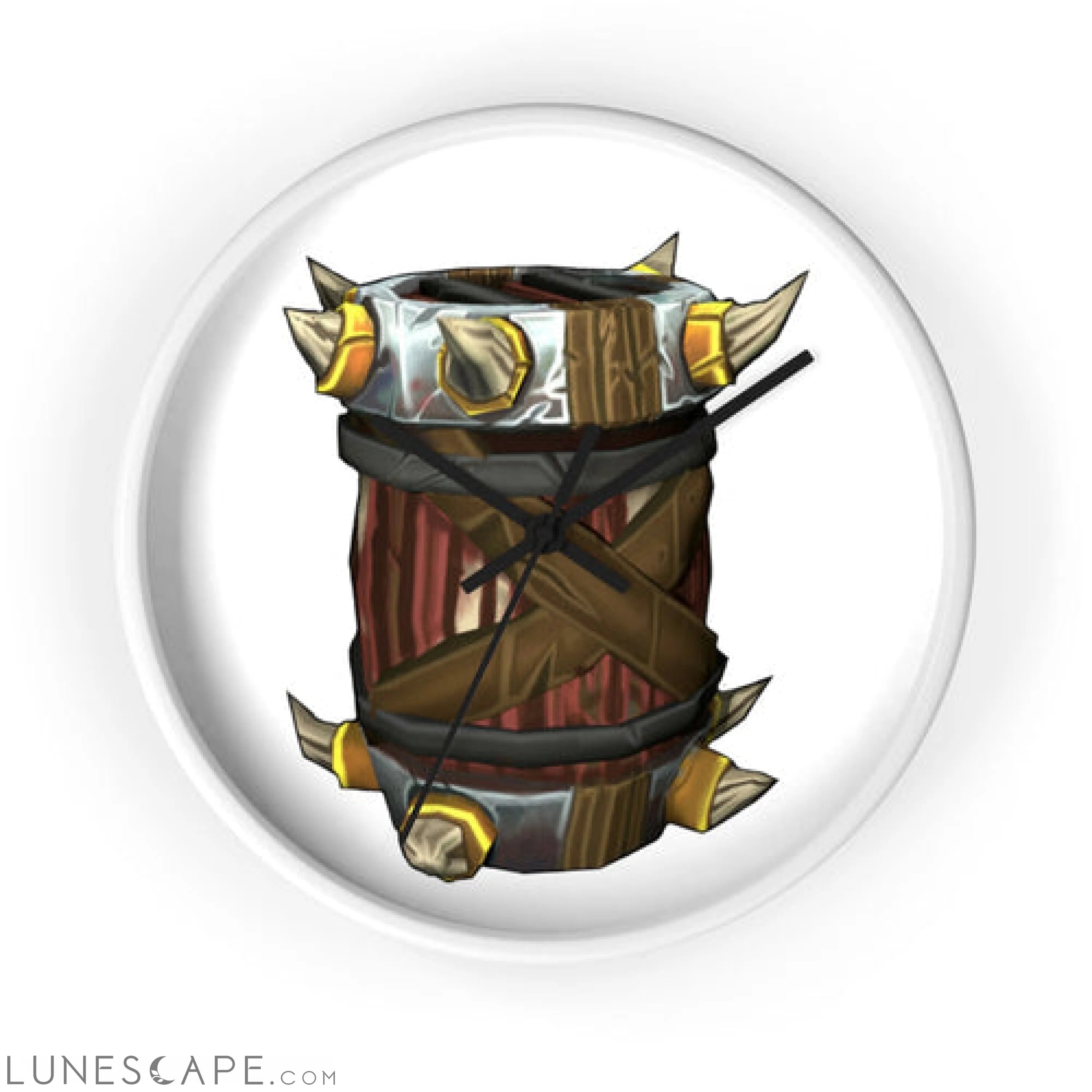 Raptor Barrel Wall clock LUNESCAPE