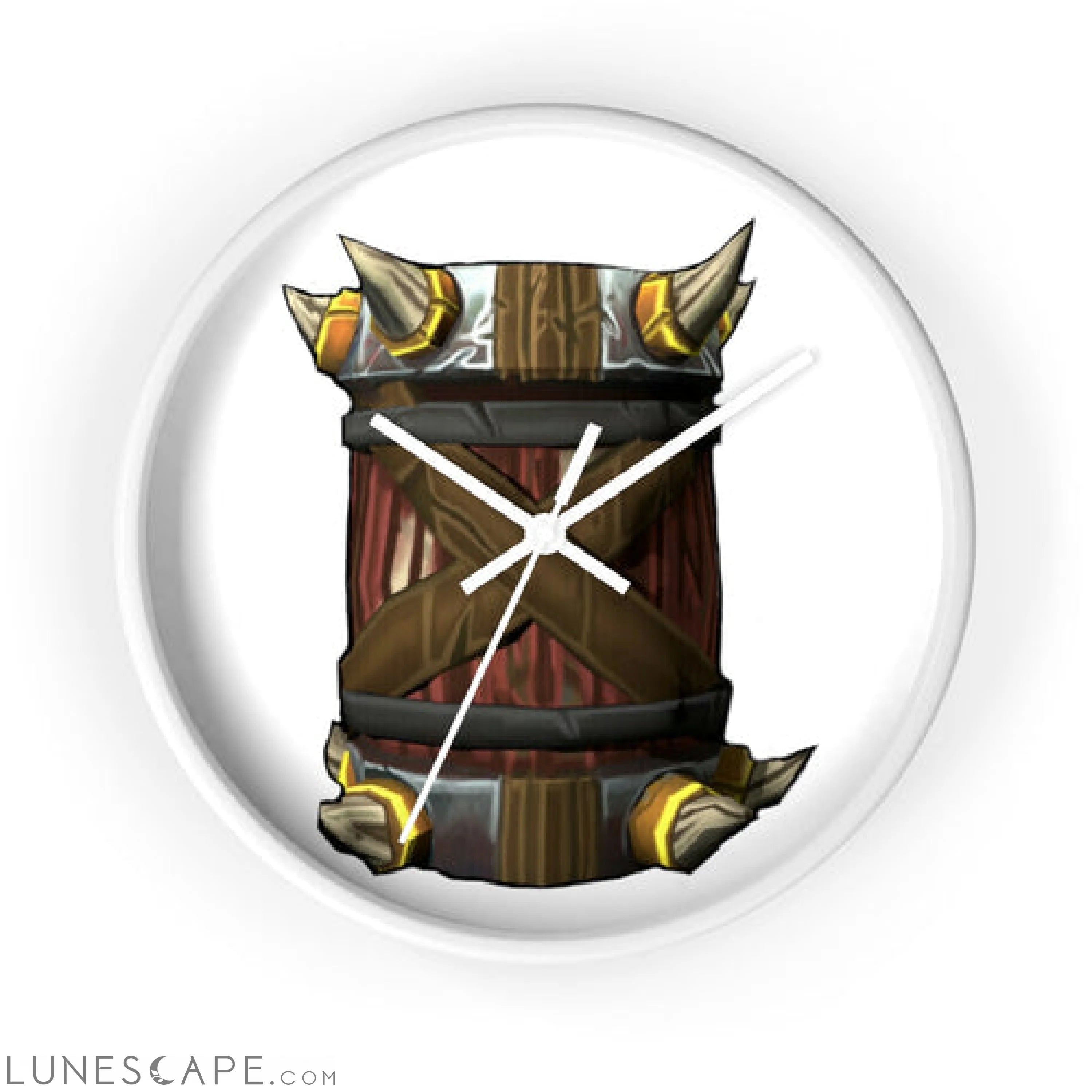 Raptor Barrel Wall clock LUNESCAPE