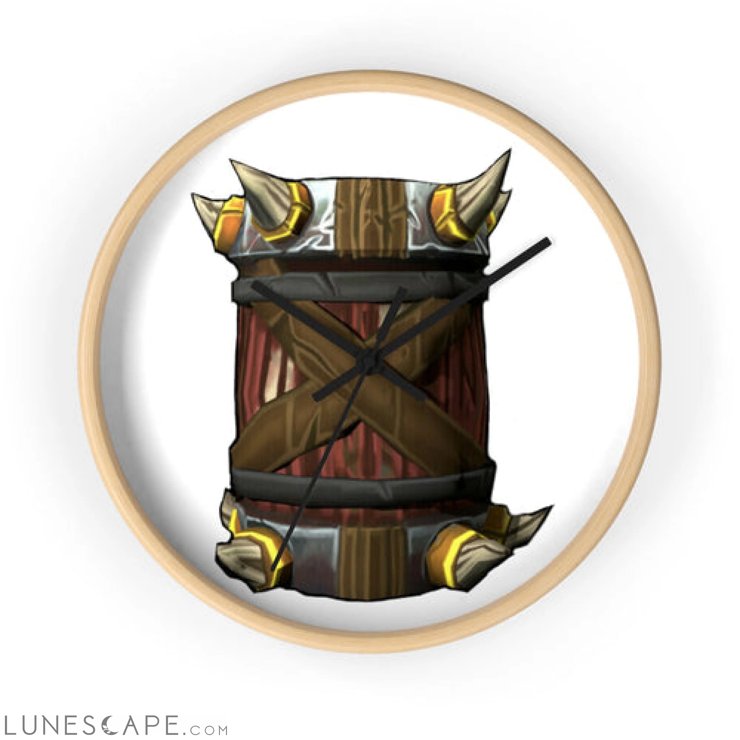 Raptor Barrel Wall clock LUNESCAPE
