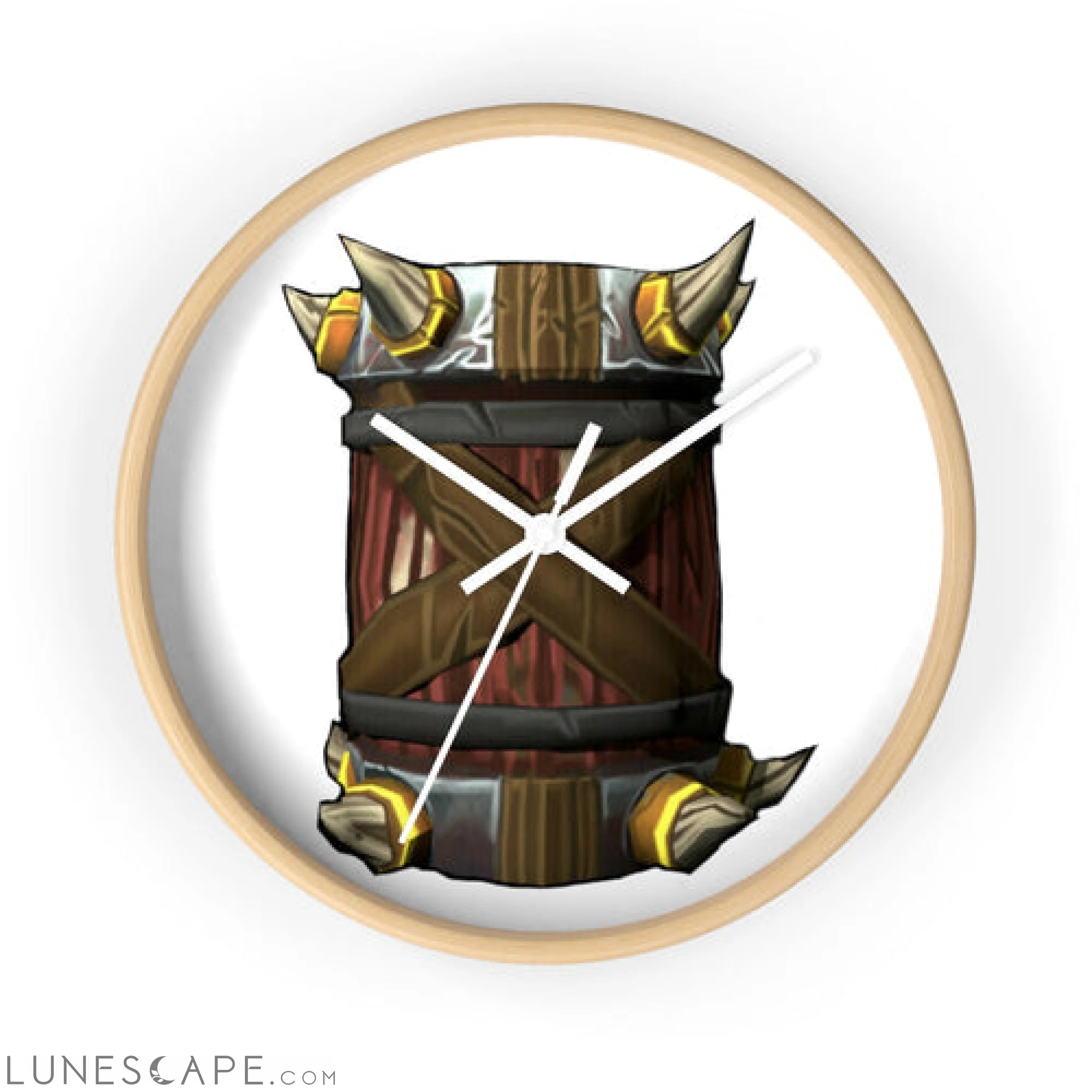 Raptor Barrel Wall clock LUNESCAPE