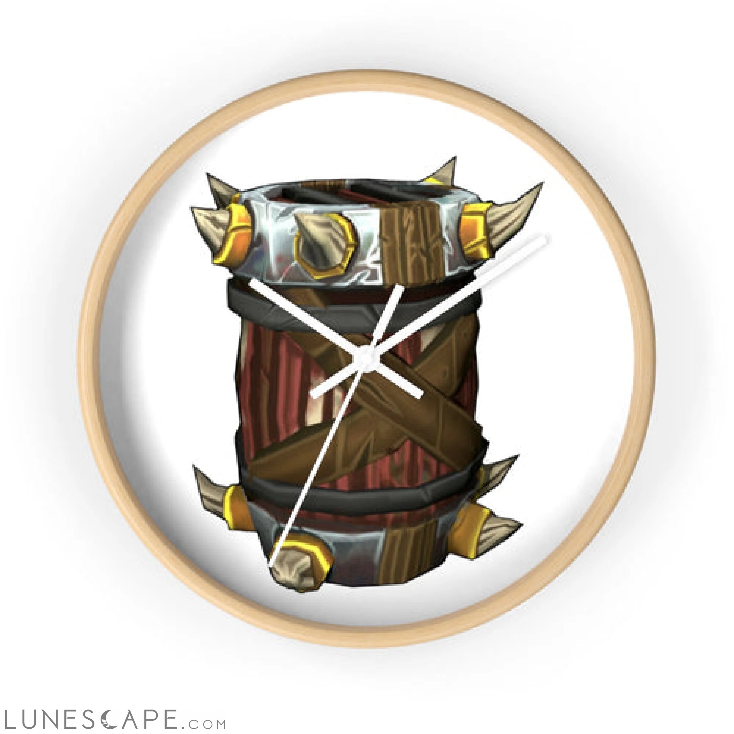 Raptor Barrel Wall clock LUNESCAPE