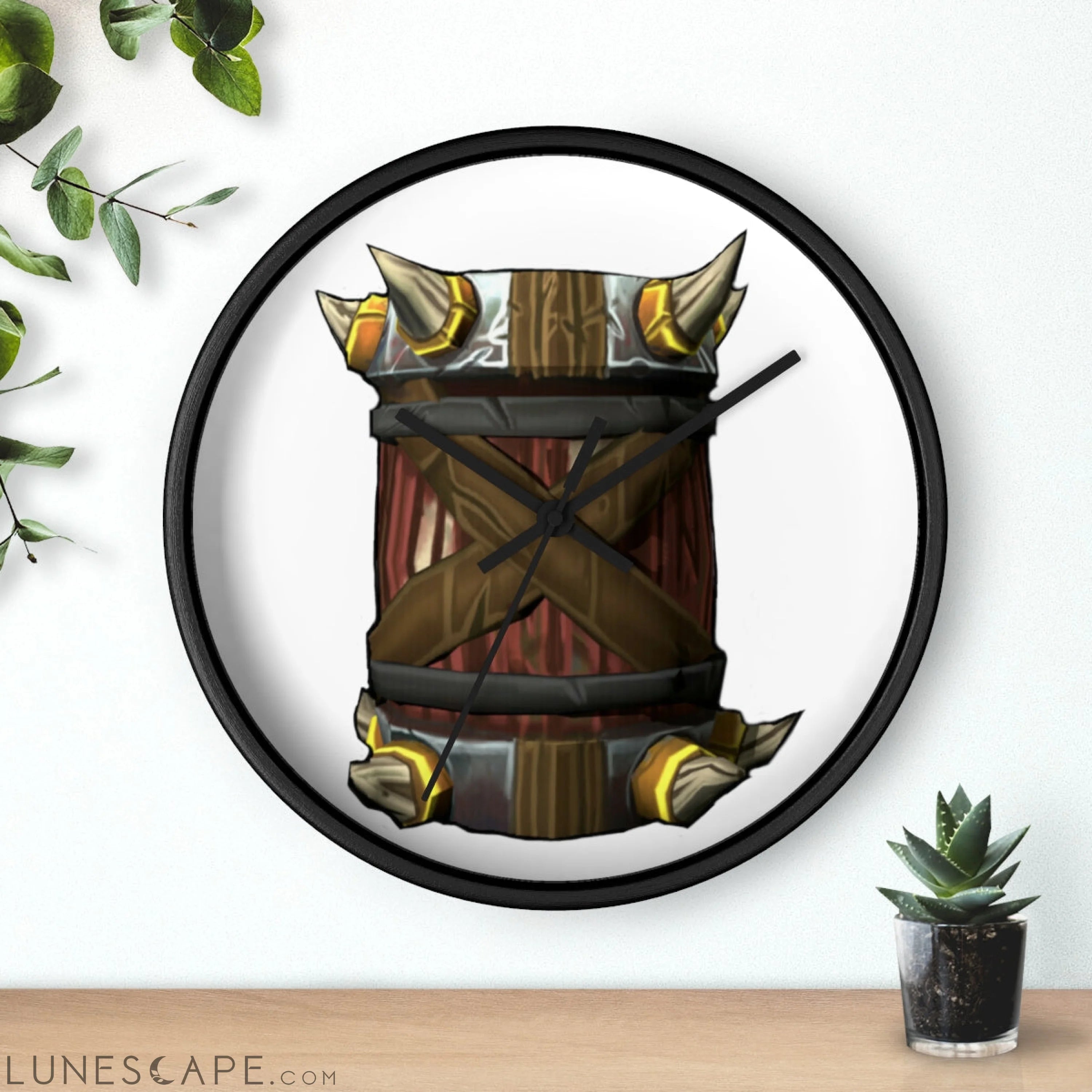 Raptor Barrel Wall clock LUNESCAPE