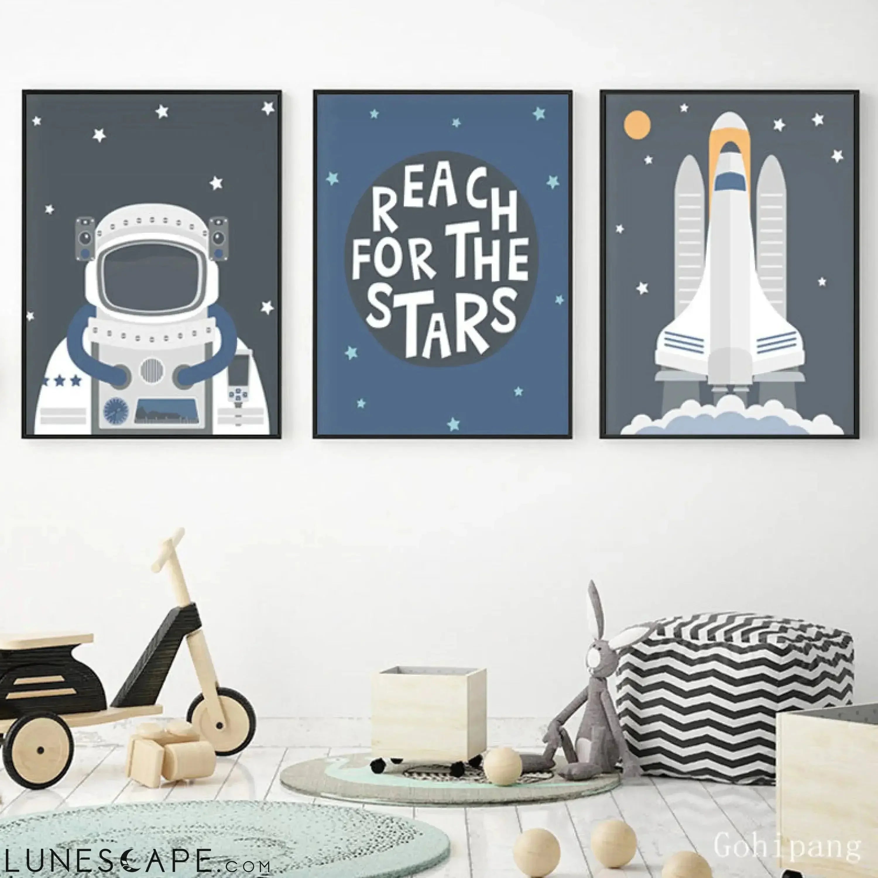 Reach for the Stars Wall Print LUNESCAPE